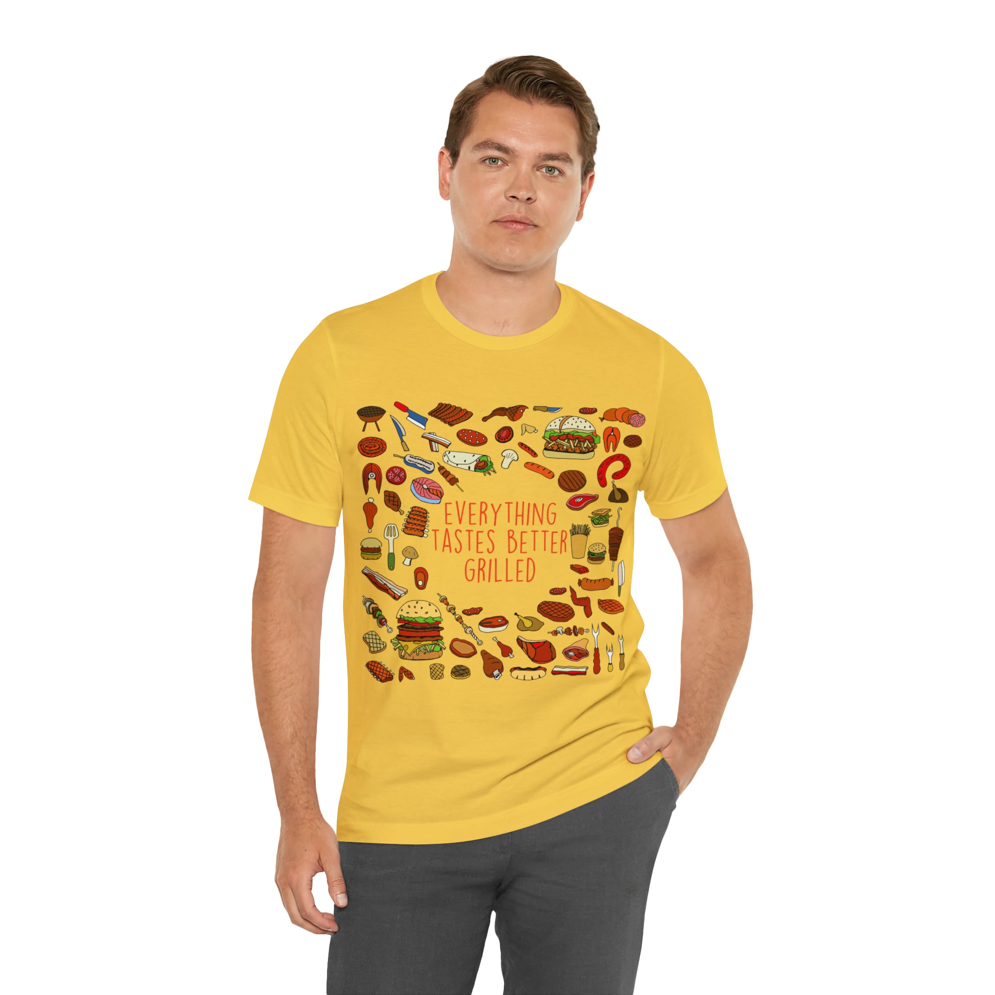 Everything Tastes Better Grilled Shirt | Grilling Love Unisex T-Shirt