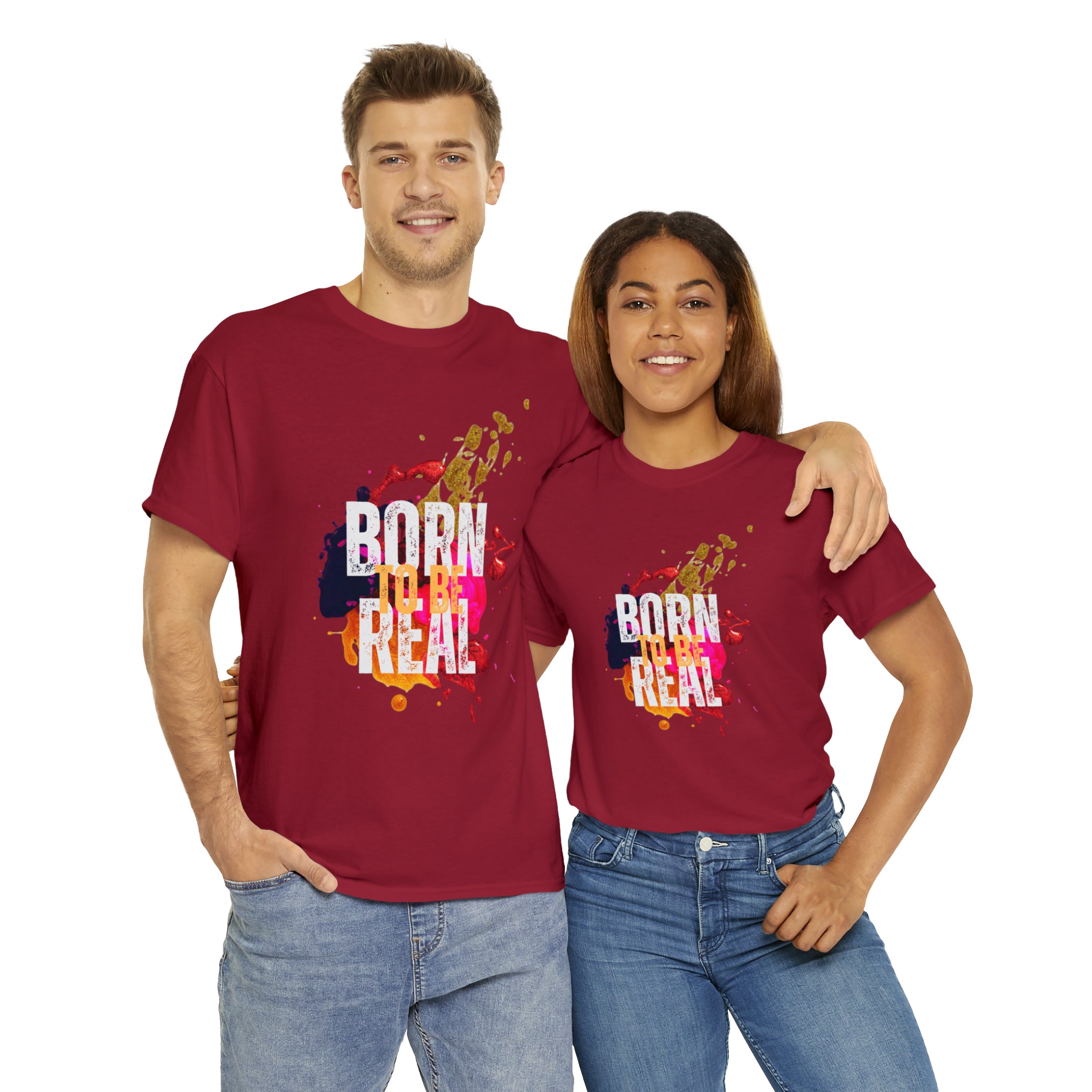 Born To Be Real  | Genuine Spirit Unisex Statement Tee