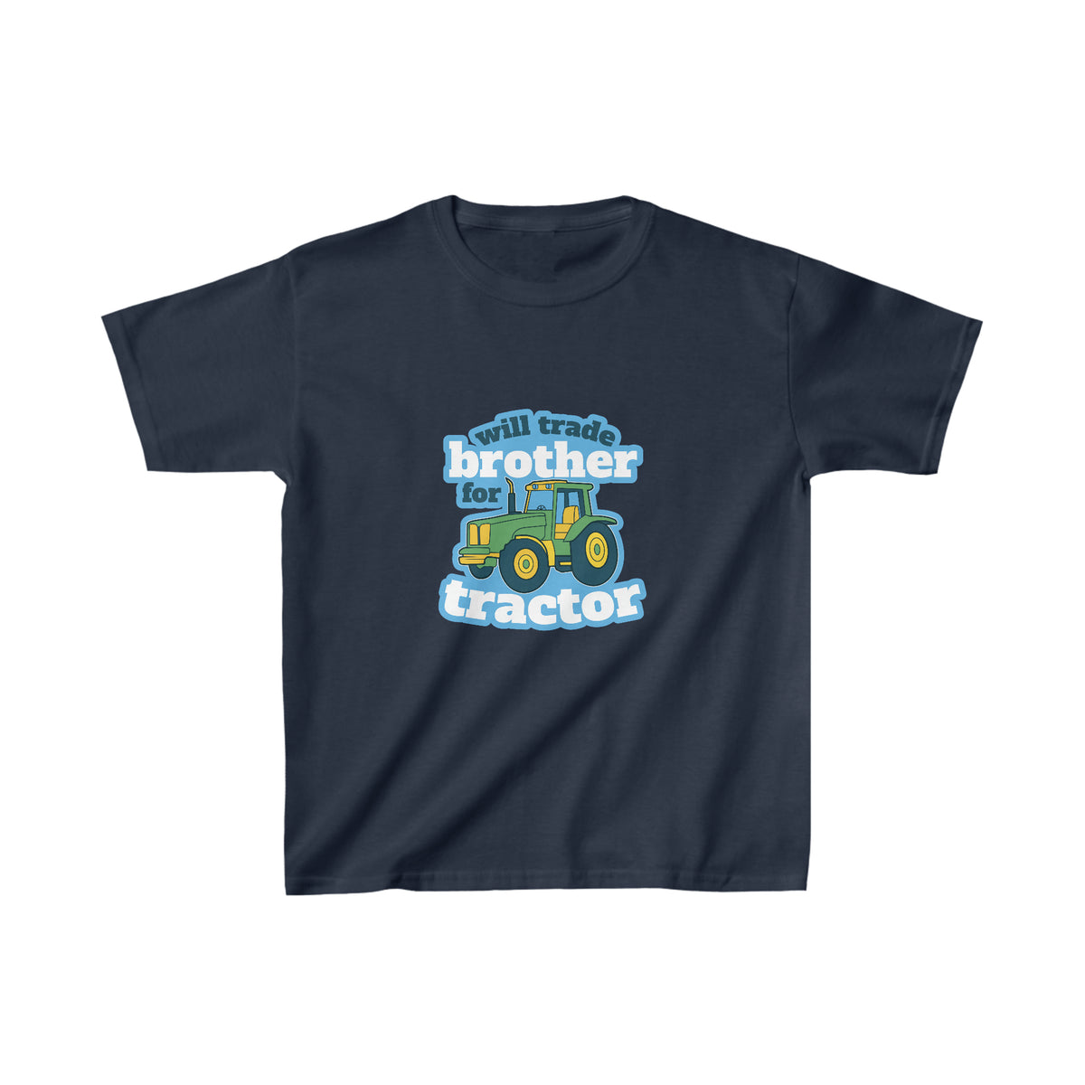 Funny Tractor Kids Shirt | Graphics Tractor Kids Heavy Cotton™ Tee