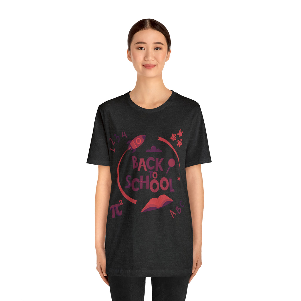 Back to School Subjects Shirt | Back to School Rocket Unisex T-Shirt