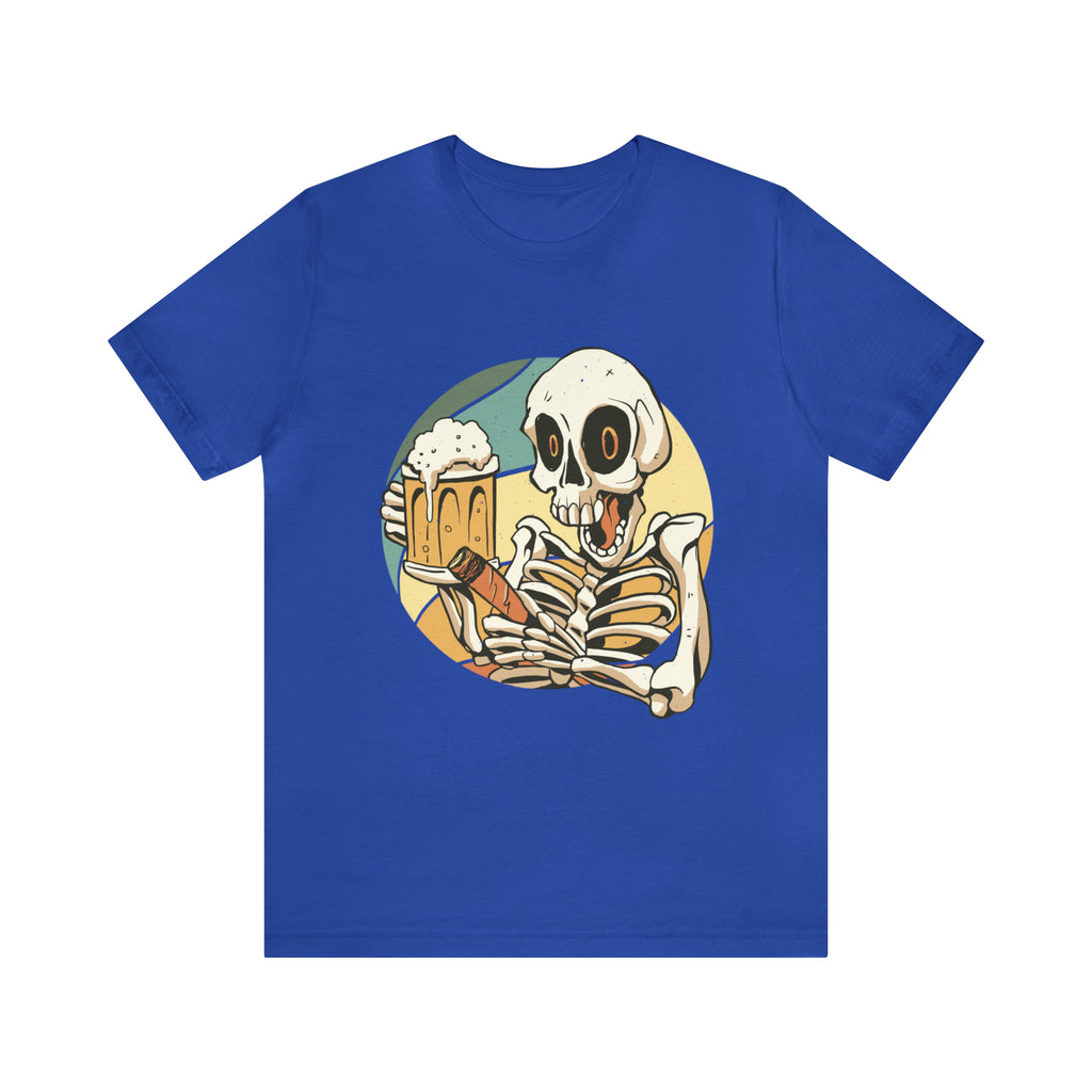 Skeleton Beer Shirt | Drink Beer Unisex T-Shirt