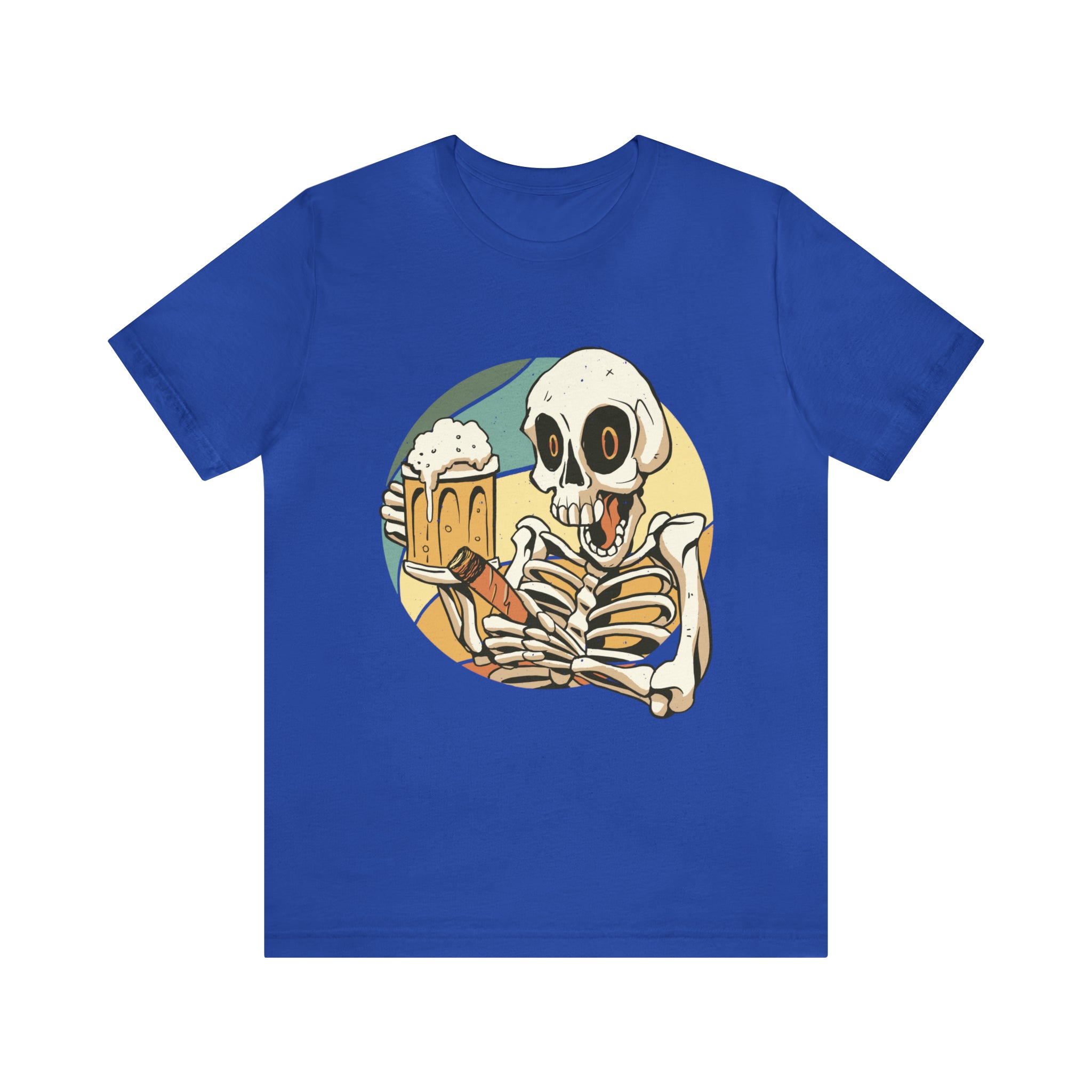 Skeleton Beer Shirt | Drink Beer Unisex T-Shirt
