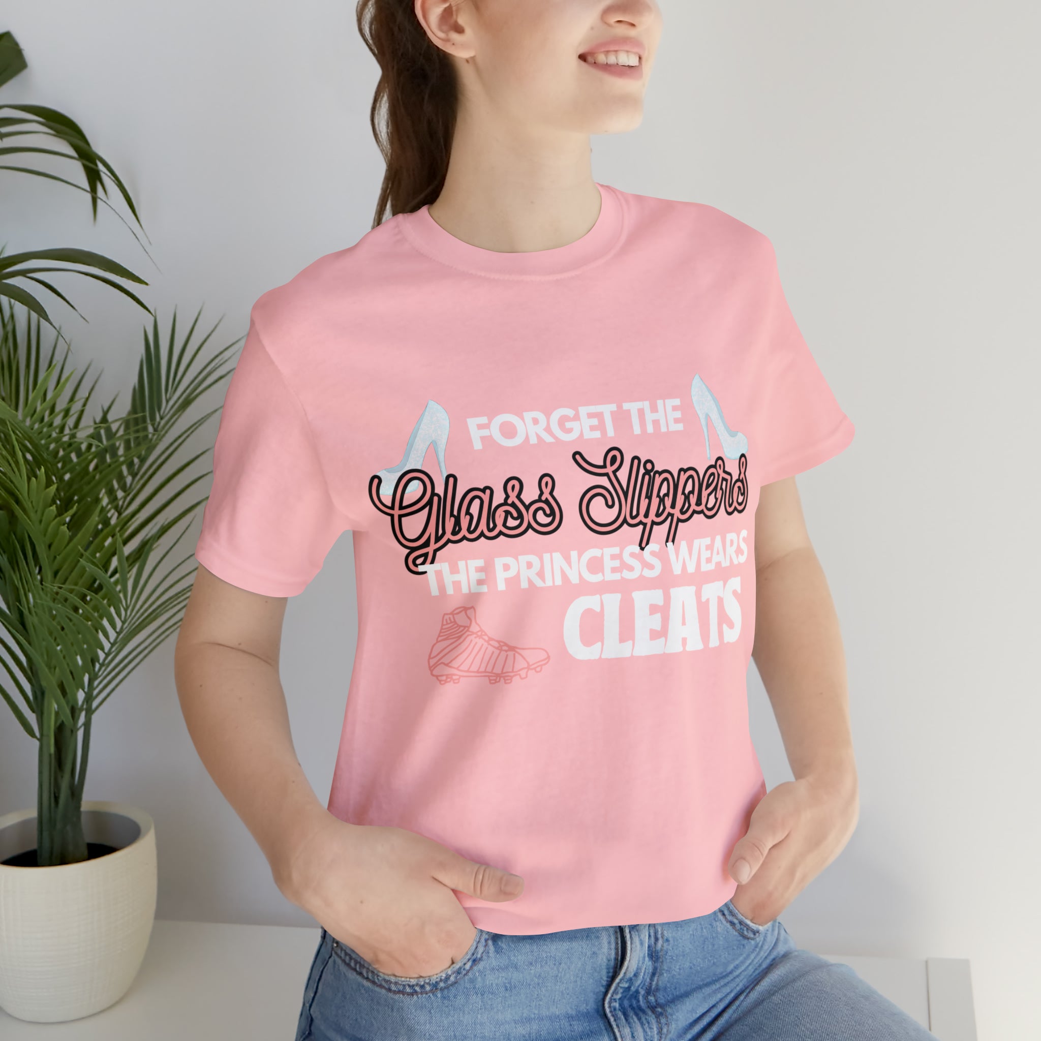 Soccer Princess Wears Cleats Shirt | Soccer Girl Women T-Shirt