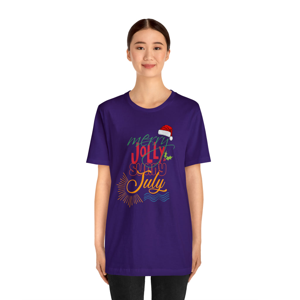 Merry Sunny July Shirt | Christmas in July Statement T-Shirt