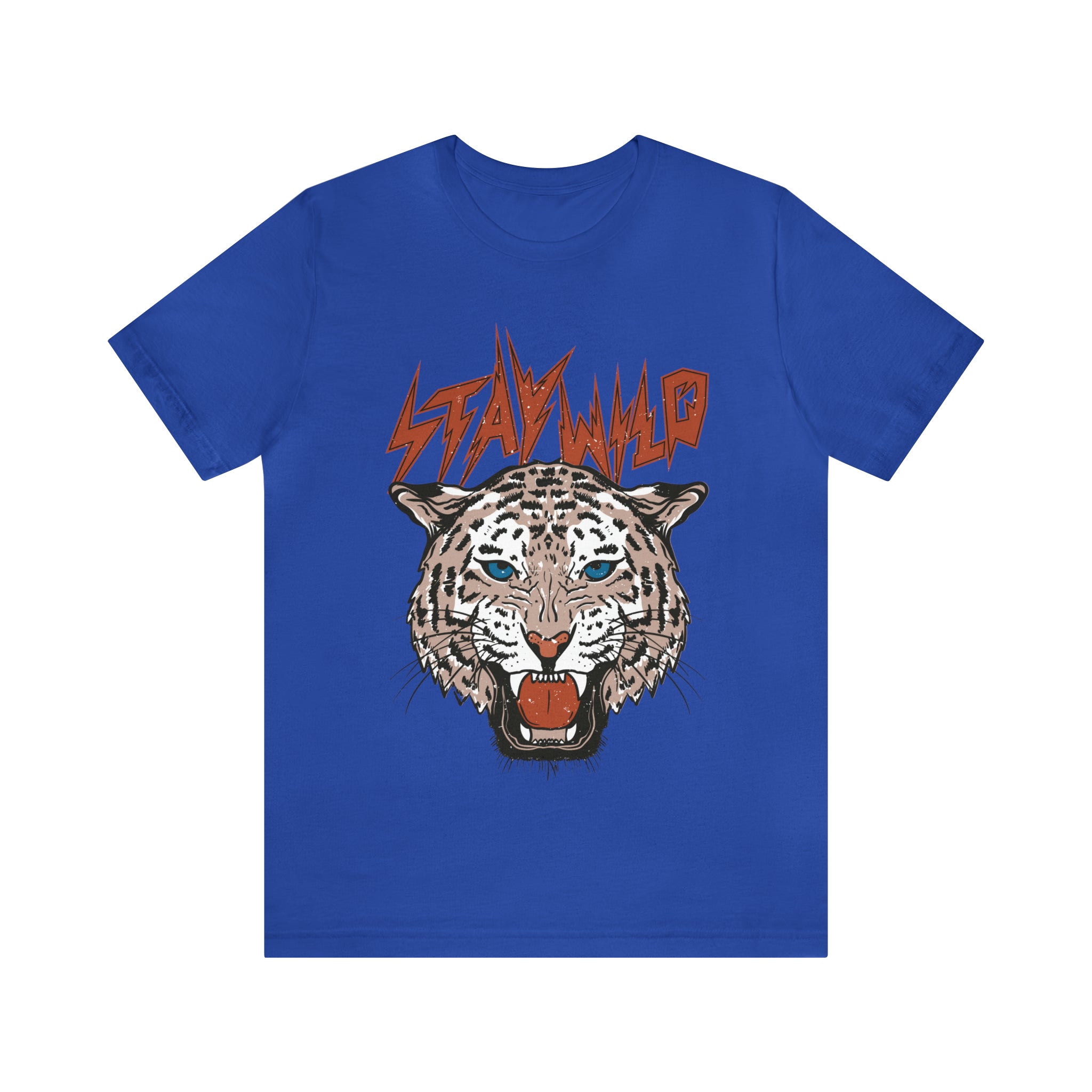Stay Wild Unisex T-shirt Cougar Leopard Fun Ambitious Shirt Cat Lady Shirt
