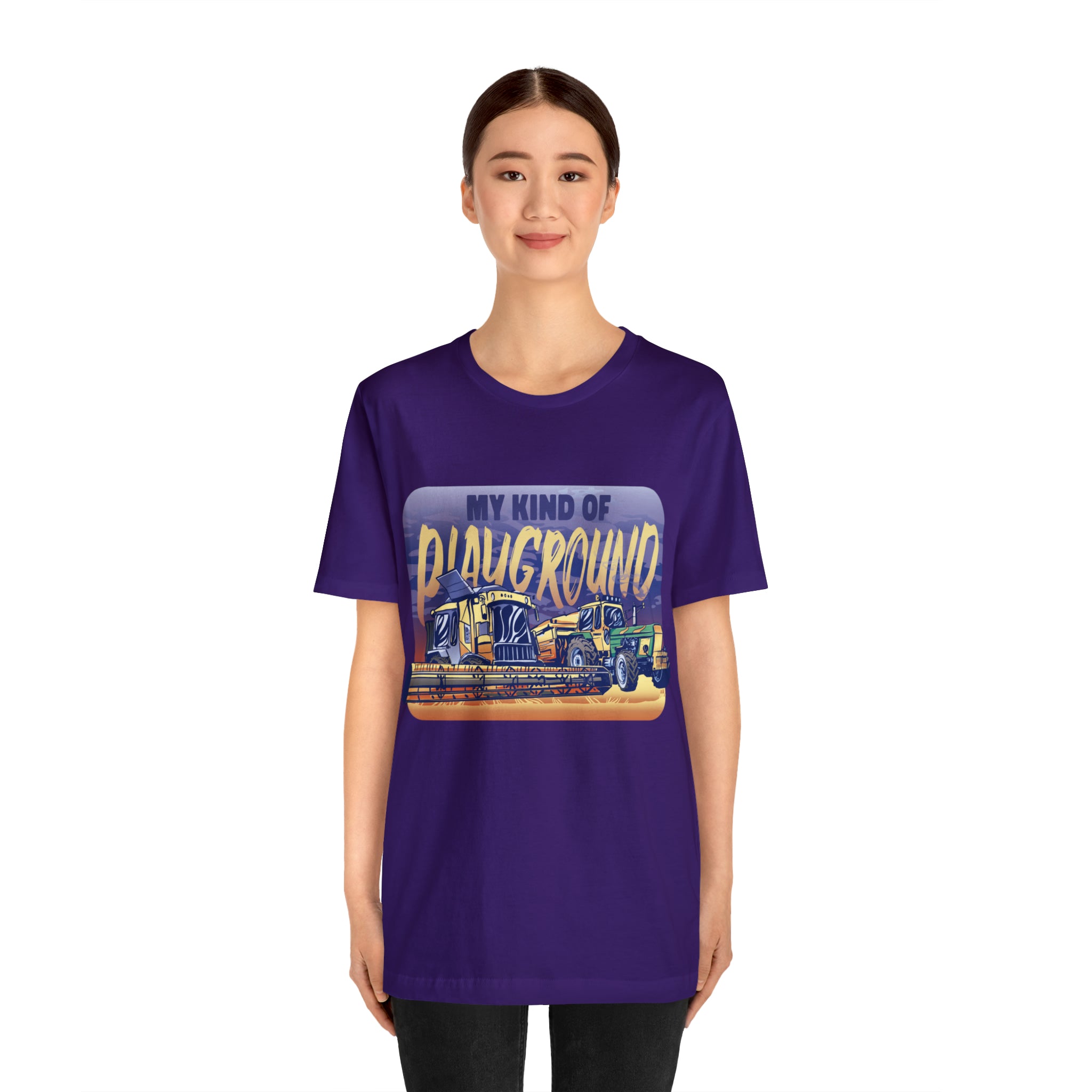 Tractor Farmer Playground Shirt | Tractor Enthusiast Unisex T-Shirt