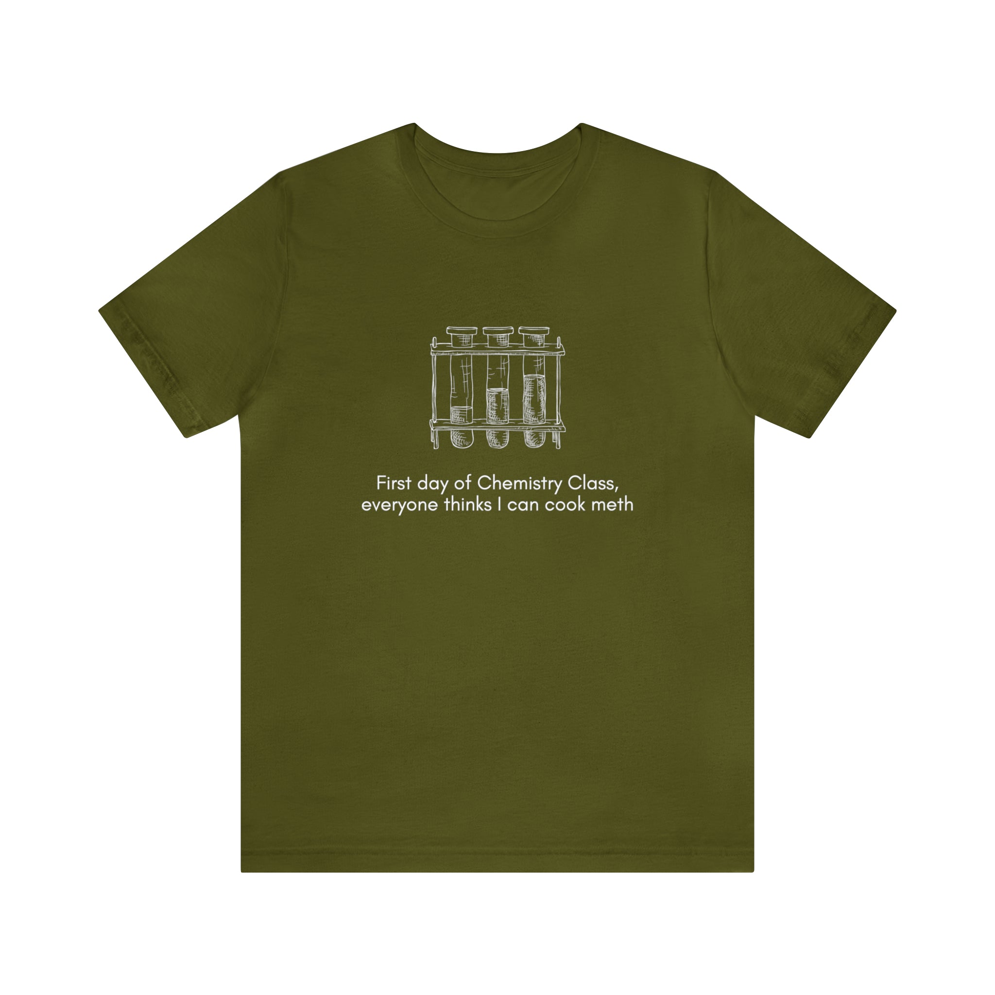 First Day of Chemistry Shirt | Funny Meth Chemistry Unisex T-Shirt