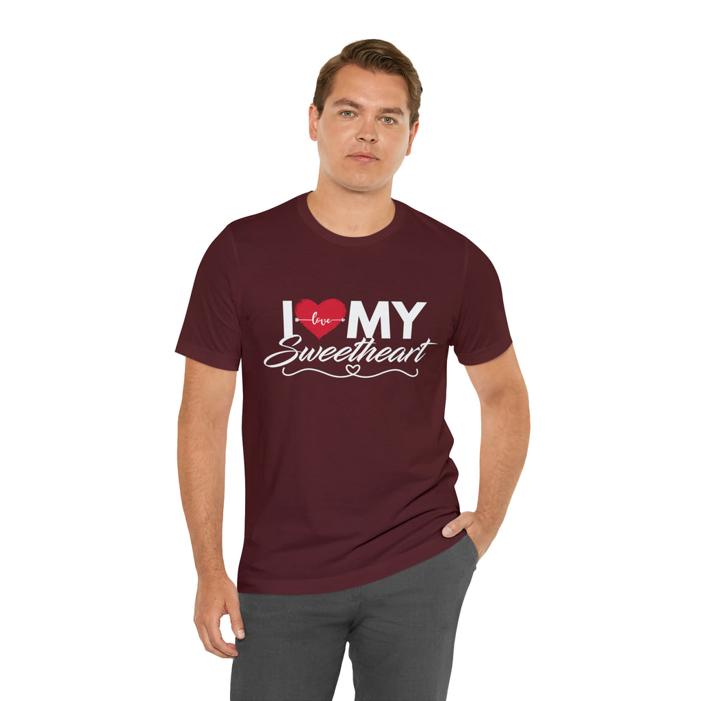 I Love My Sweetheart Shirt | Couple Love T-Shirt, Pair Girlfriend Boyfriend Matching Shirt