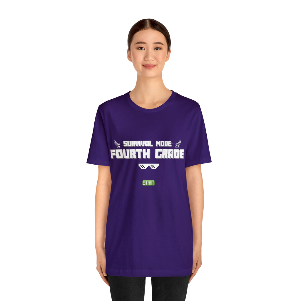 Fourth Grade Survival Mode | Minecraft Unisex T-Shirt