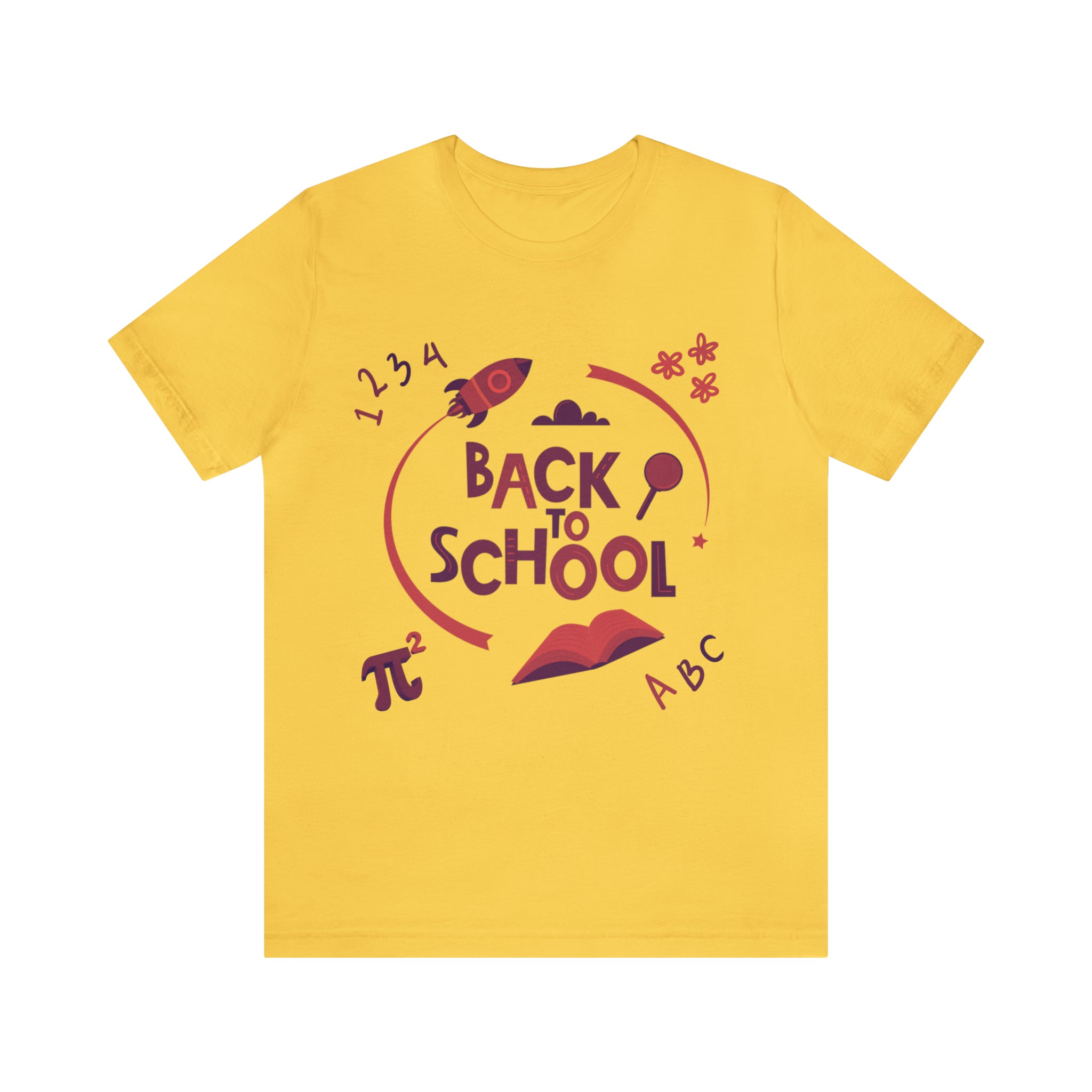 Back to School Subjects Shirt | Back to School Rocket Unisex T-Shirt