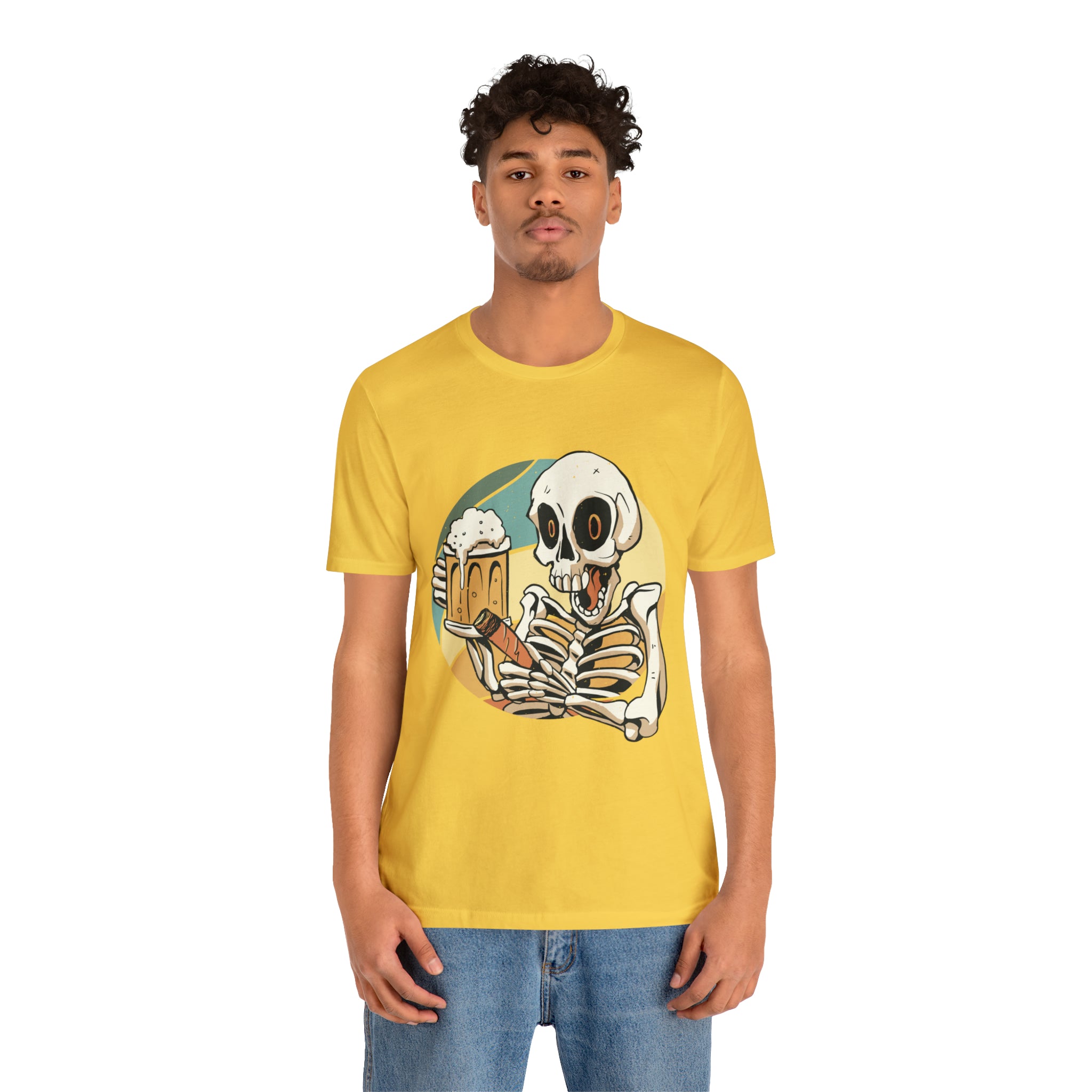 Skeleton Beer Shirt | Drink Beer Unisex T-Shirt