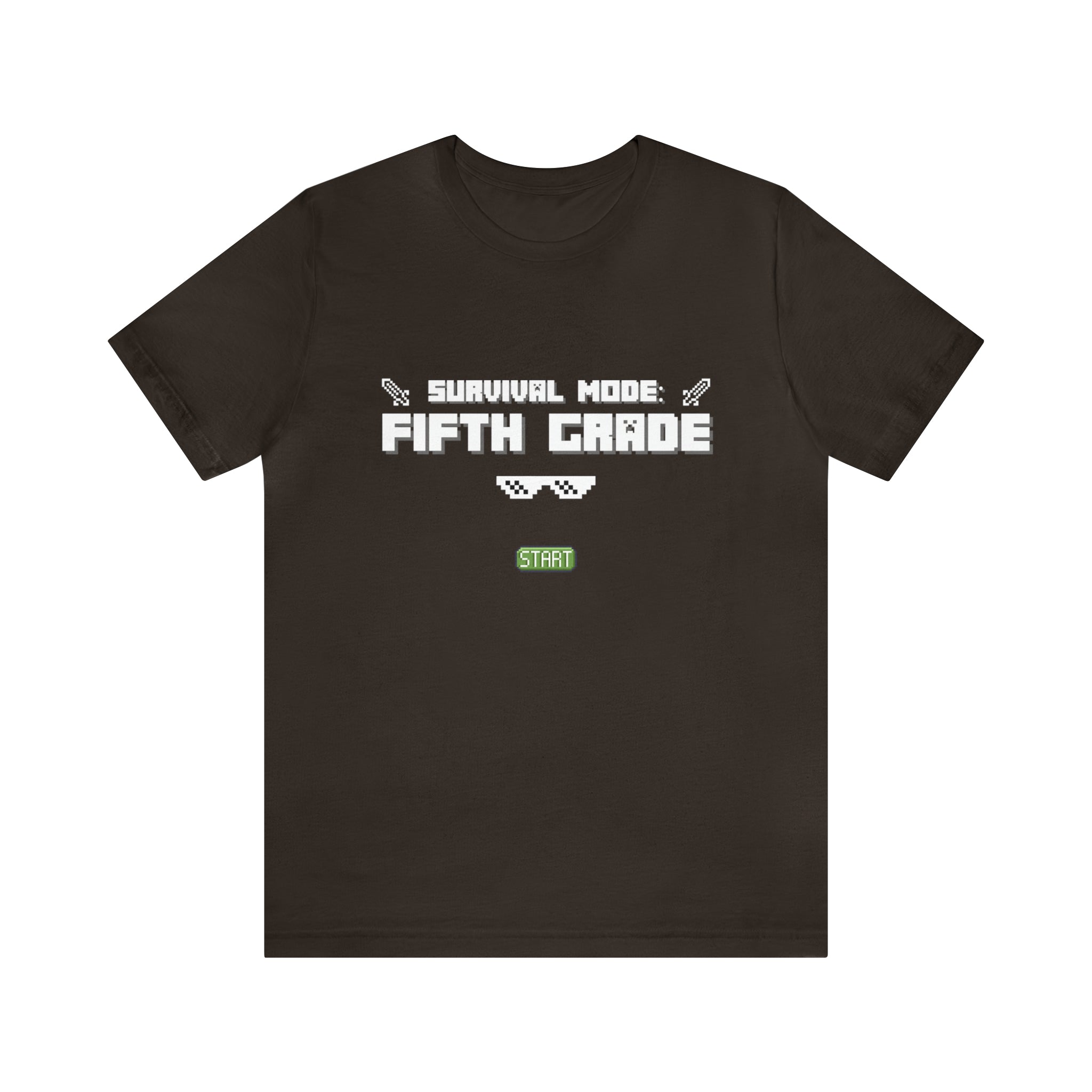 Fifth Grade Survival Mode | Minecraft School Unisex T-Shirt