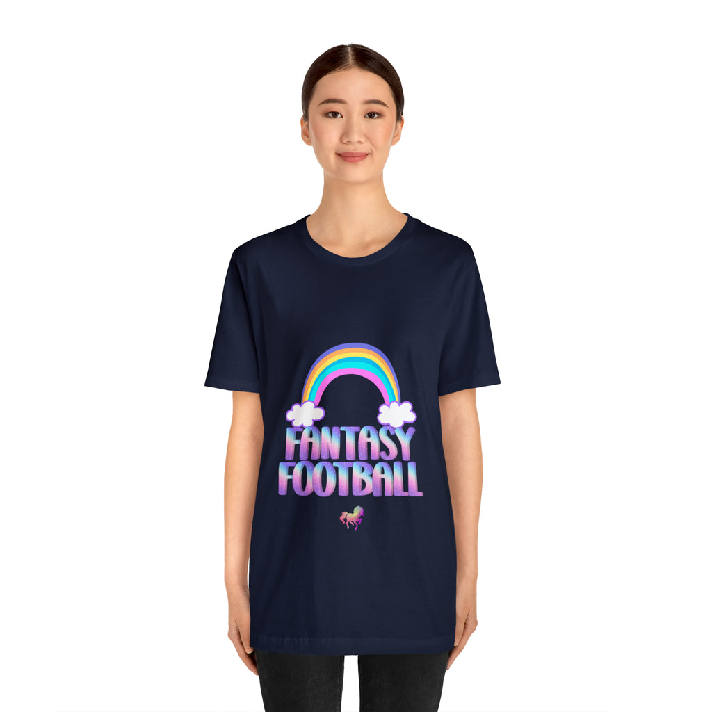 Cute Fantasy Football Shirt | Pink Cute Fantasy Football Unisex T-Shirt