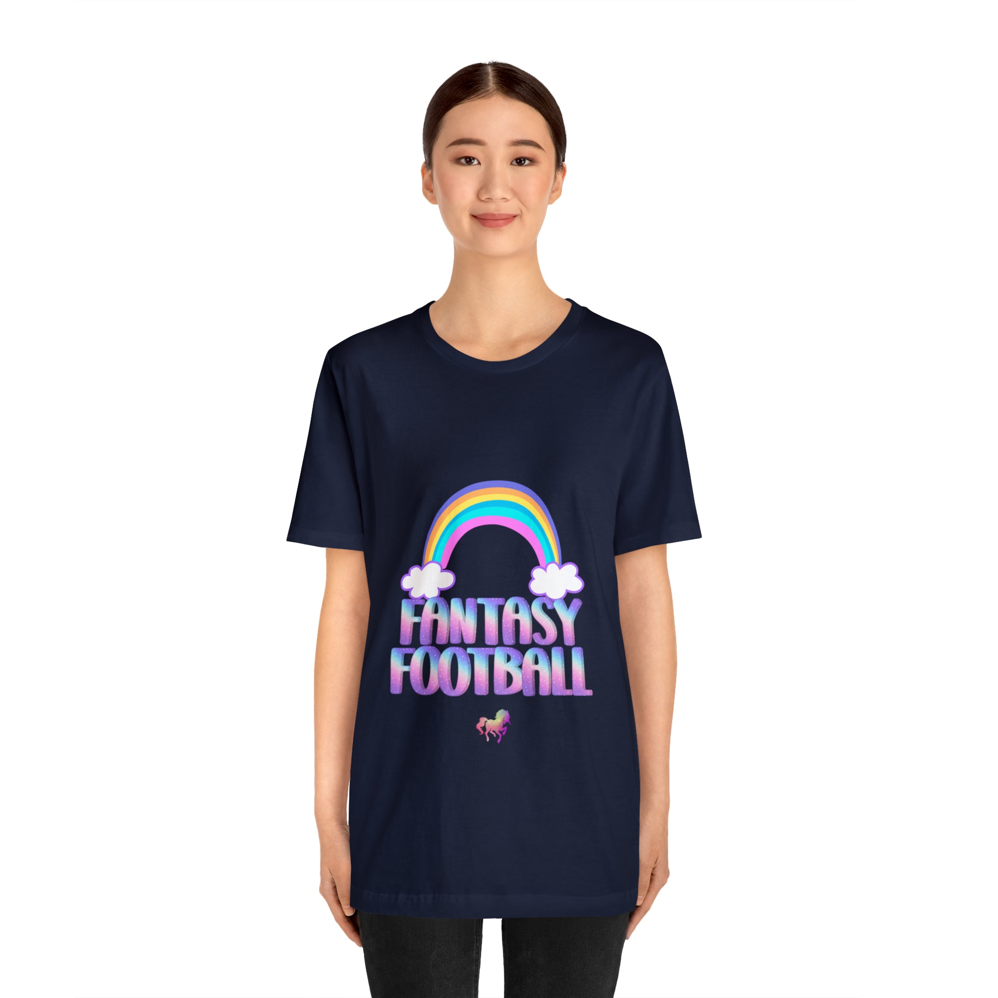 Cute Fantasy Football Shirt | Pink Cute Fantasy Football Unisex T-Shirt