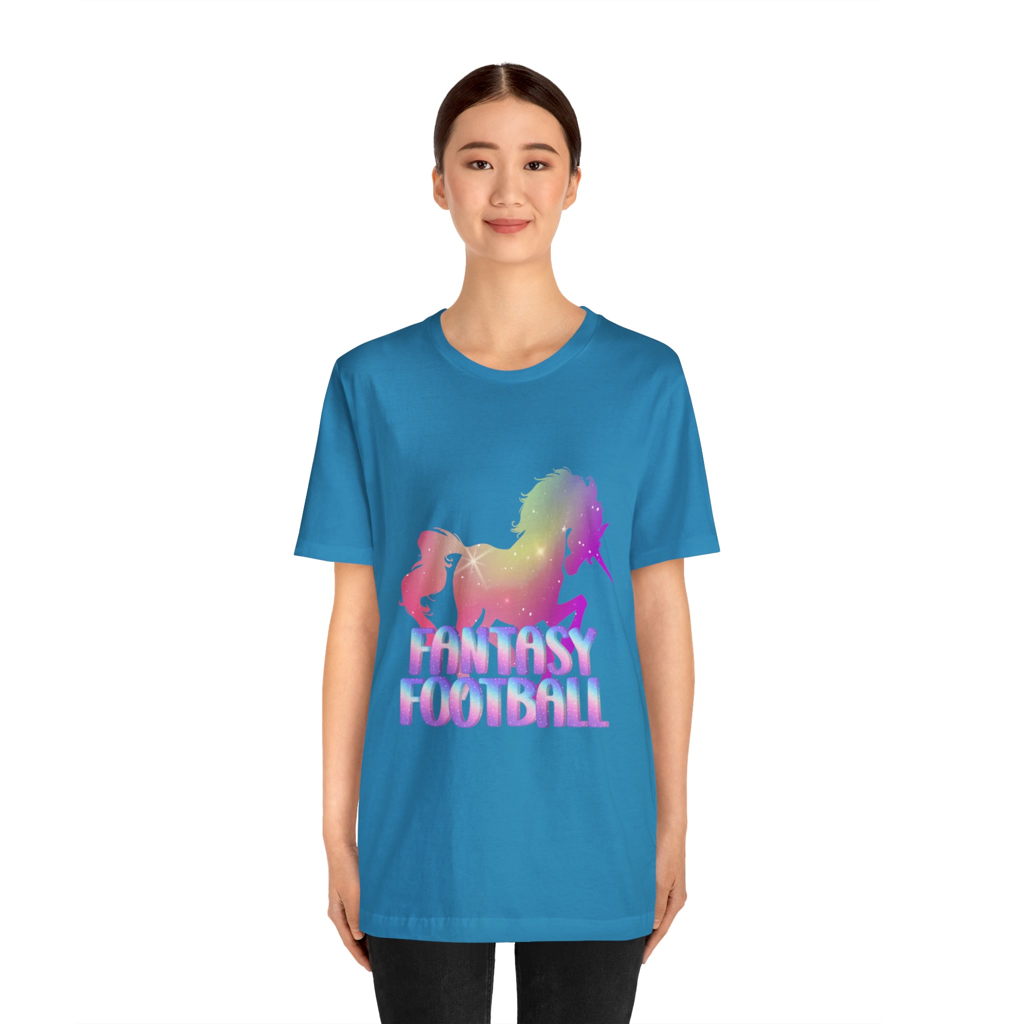 Fantasy Football Pink Shirt | Unicorn Fantasy Football Unisex T-Shirt