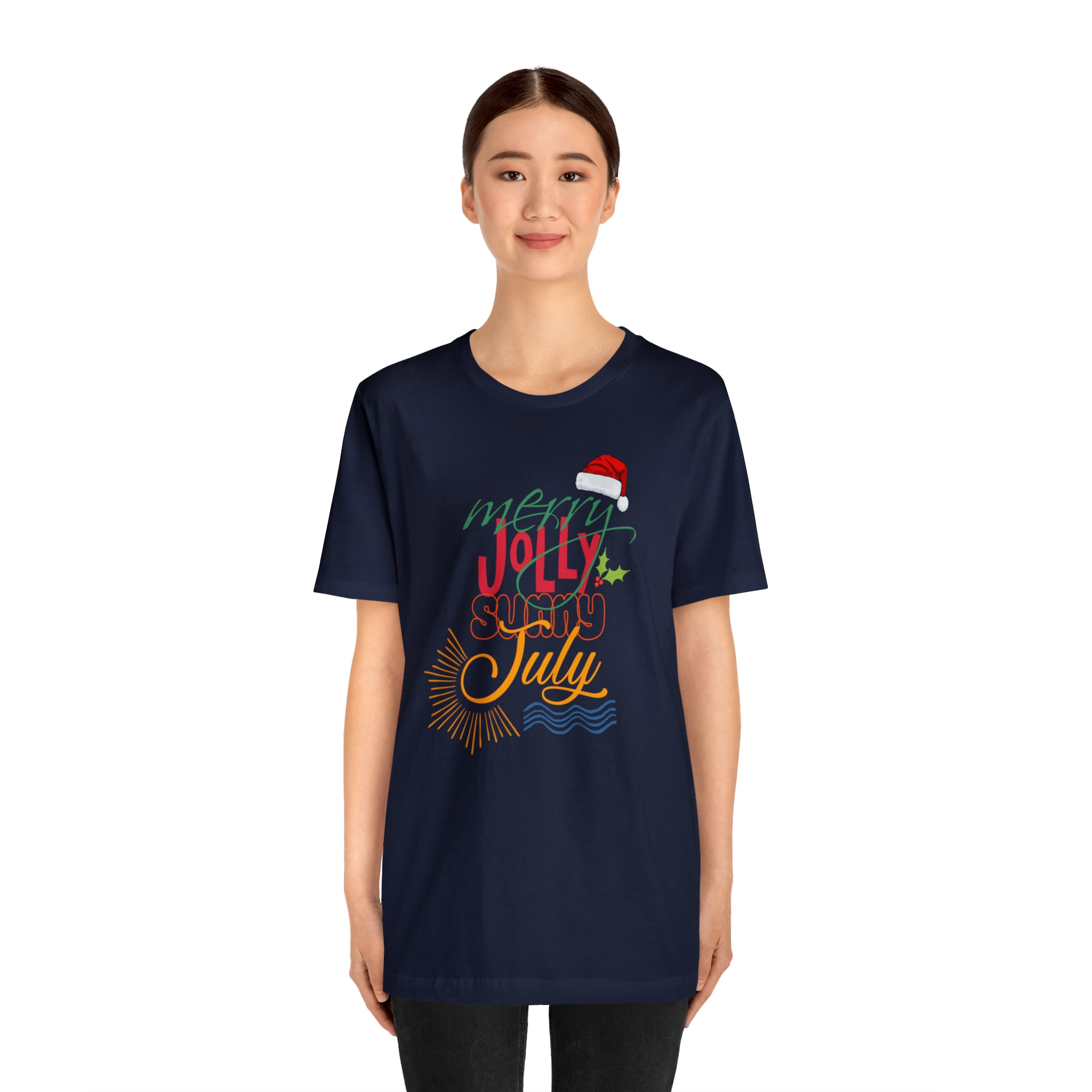 Merry Sunny July Shirt | Christmas in July Statement T-Shirt
