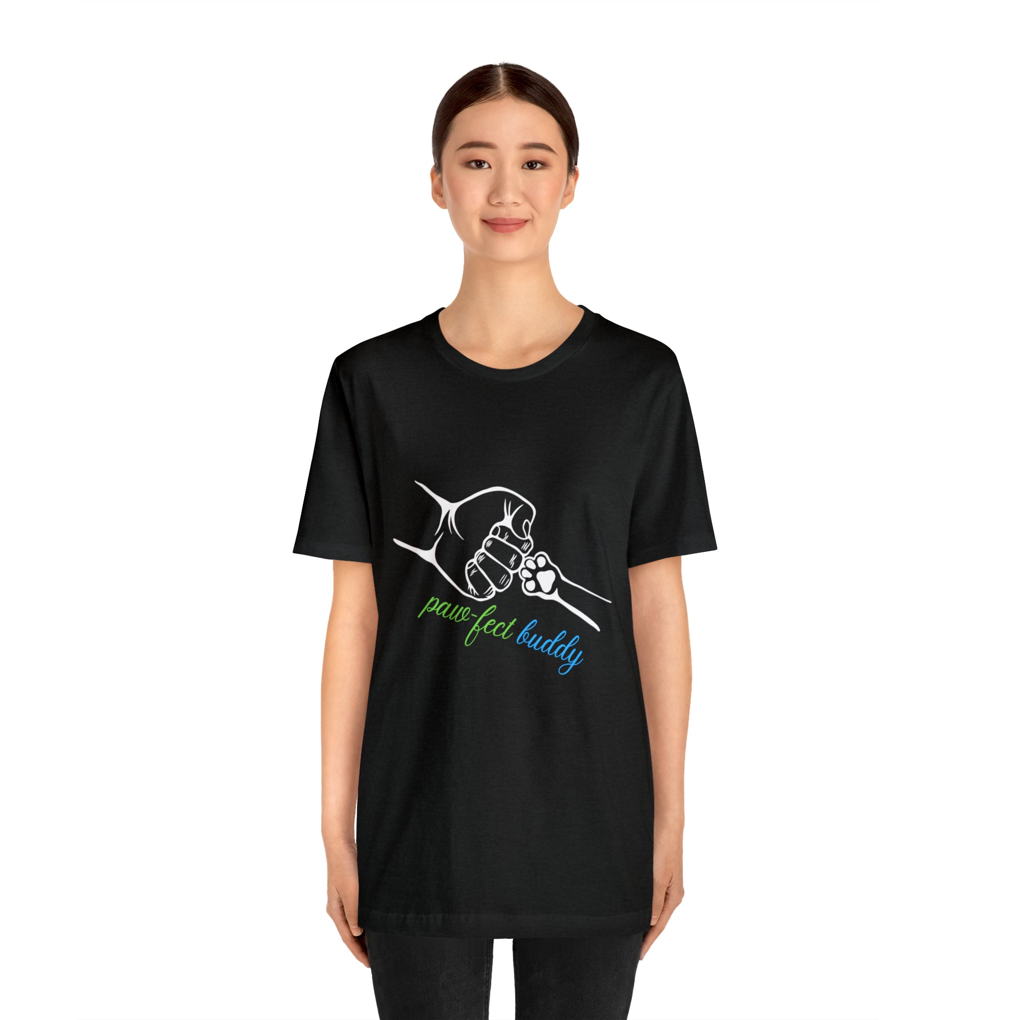 Paw-fect Buddy Sort Sleeve Shirt | Dog Lover Unisex T-Shirt