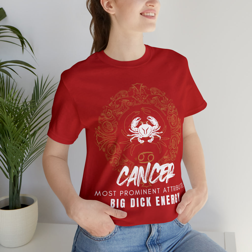 Cancer Zodiac Big Dick Energy Shirt | Zodiac Sign Statement T-Shirt