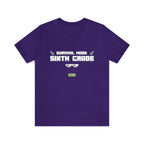 Sixth Grade Survival Mode Shirt | Minecraft School Unisex T-Shirt
