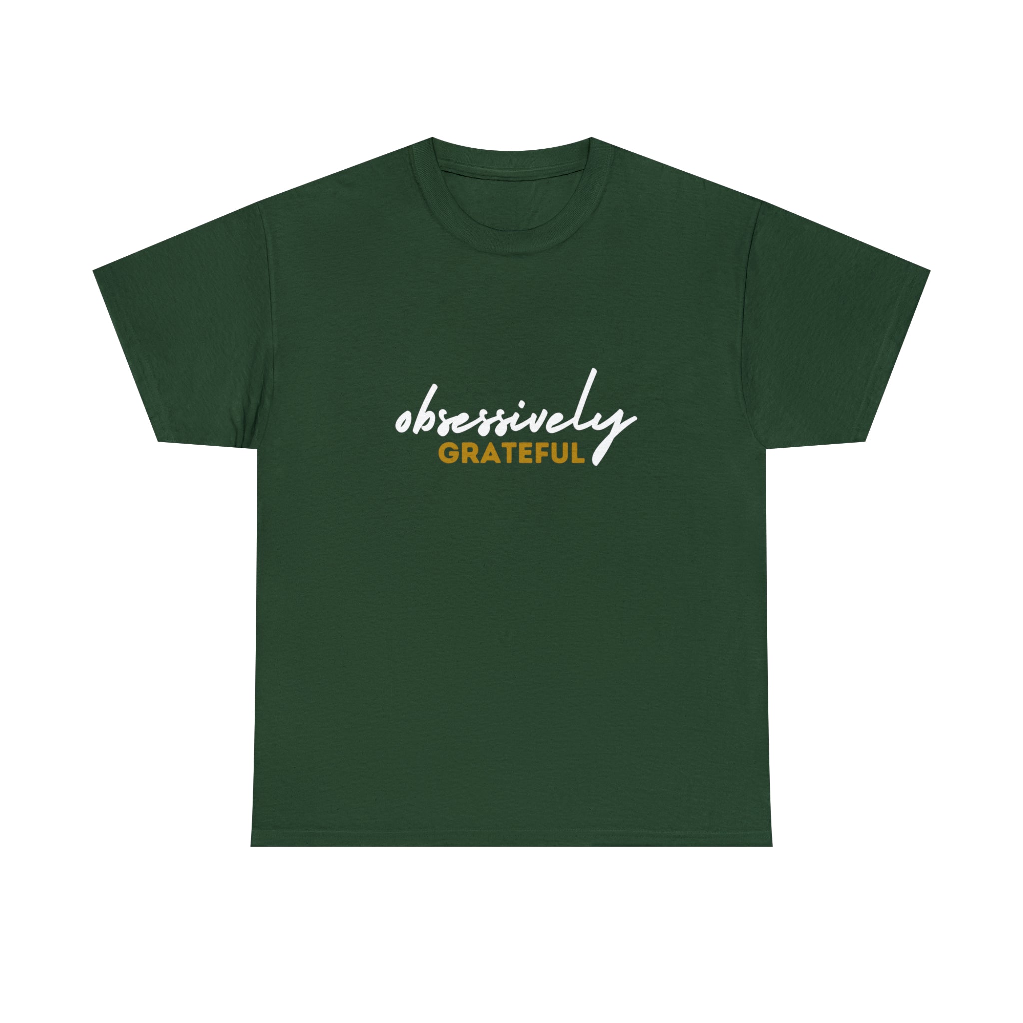 Obsessively Grateful Shirt | Minimalist Unisex T-Shirt