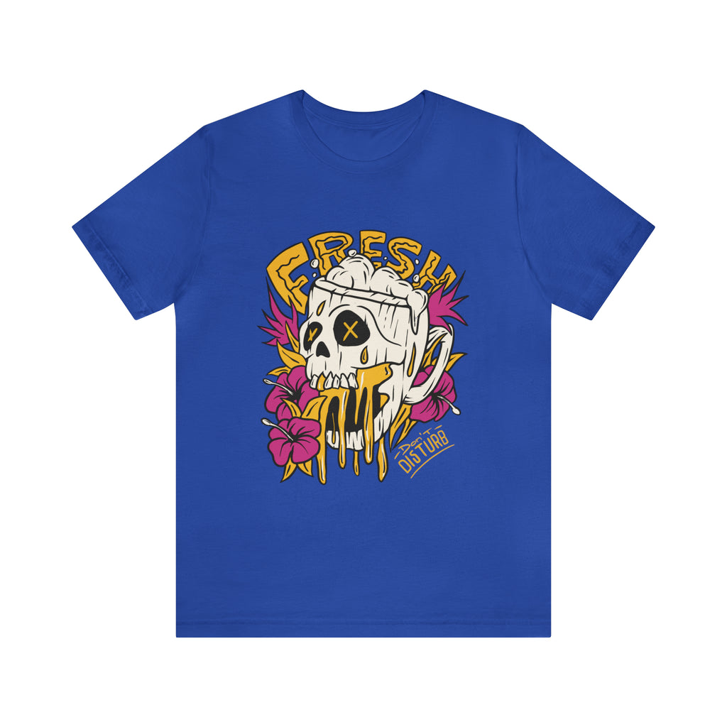 Fresh Beer Skull Shirt | Drink Beer Unisex T-Shirt