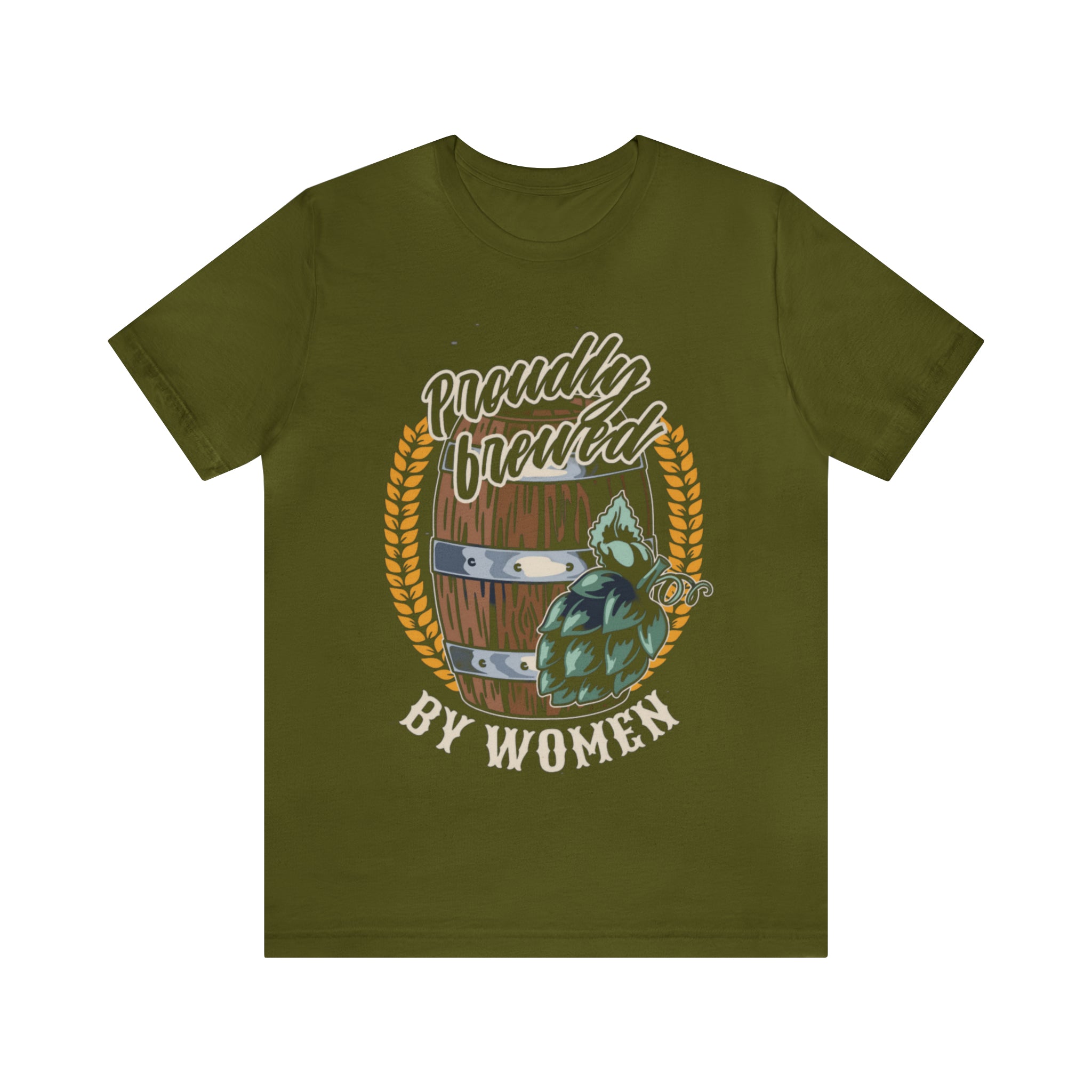 Brewed by Women Beer Shirt | Drink Beer Unisex T-Shirt