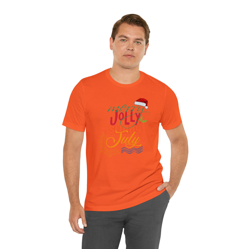 Merry Sunny July Shirt | Christmas in July Statement T-Shirt