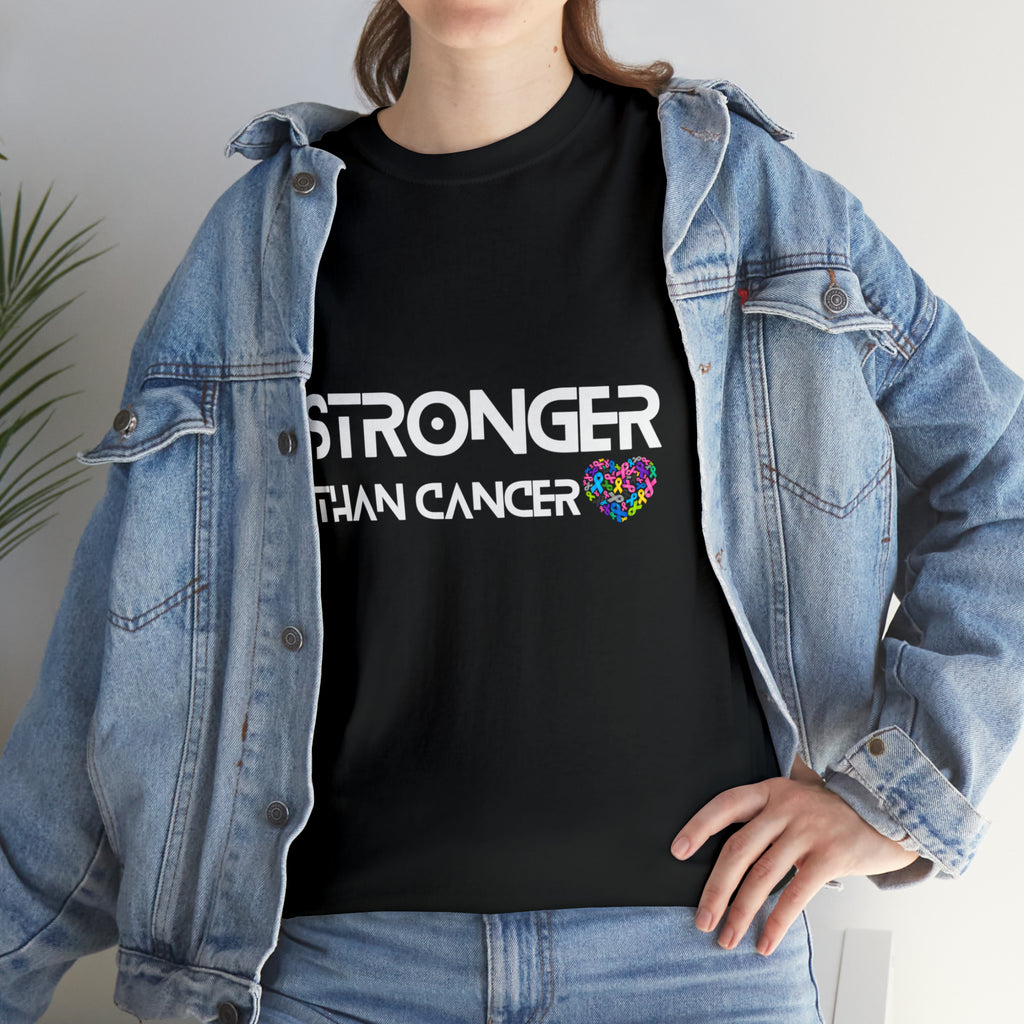 Stronger Than Cancer Shirt | Cancer Warrior Support Unisex T-Shirt