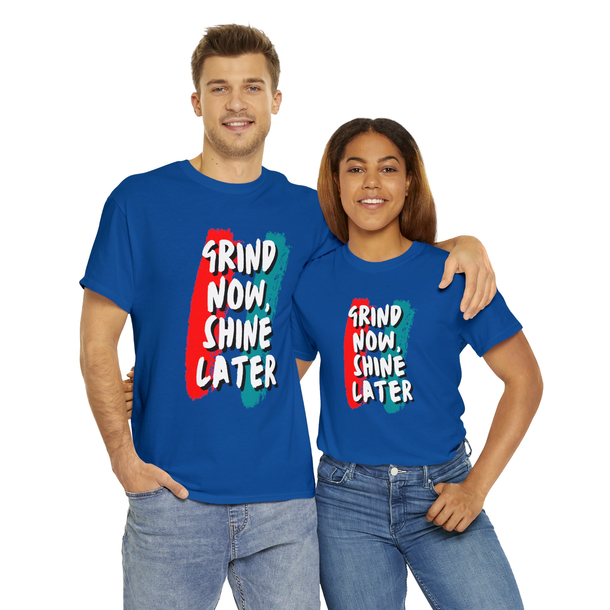 Grind Now, Shine Later Shirt | Hustler In Motion Unisex T-Shirt