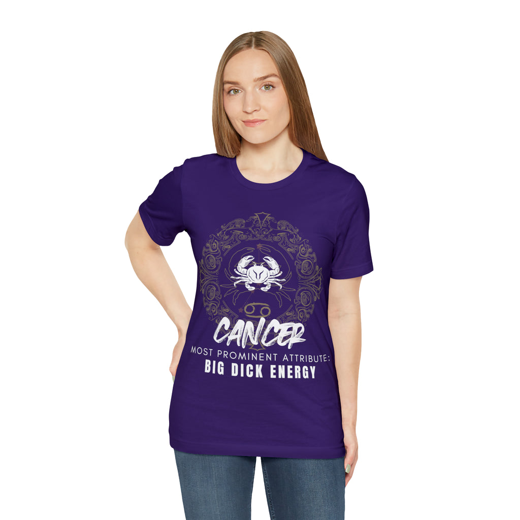 Cancer Zodiac Big Dick Energy Shirt | Zodiac Sign Statement T-Shirt
