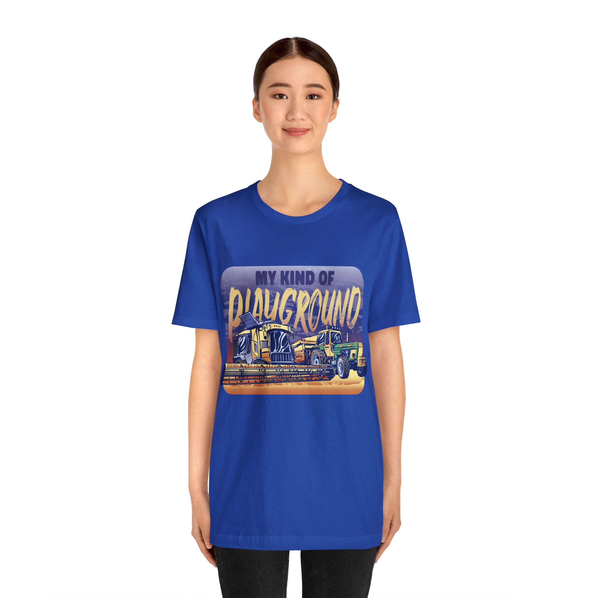 Tractor Farmer Playground Shirt | Tractor Enthusiast Unisex T-Shirt