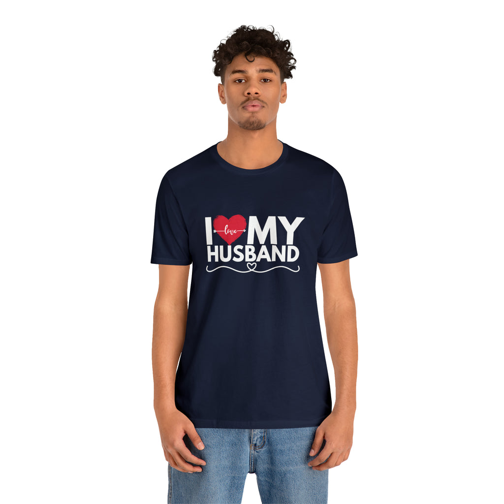 I Love My Husband Shirt | Couple Love T-Shirt, Pair Husband Wife Matching Shirt