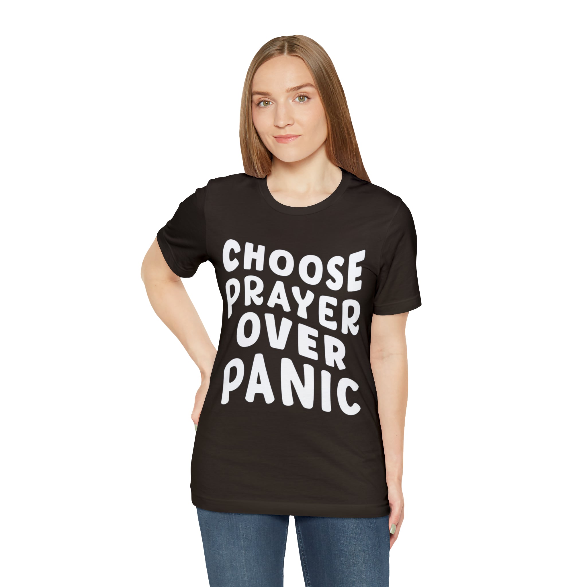 Prayer Over Panic Unisex Shirt | Religious Shirt for Prayers