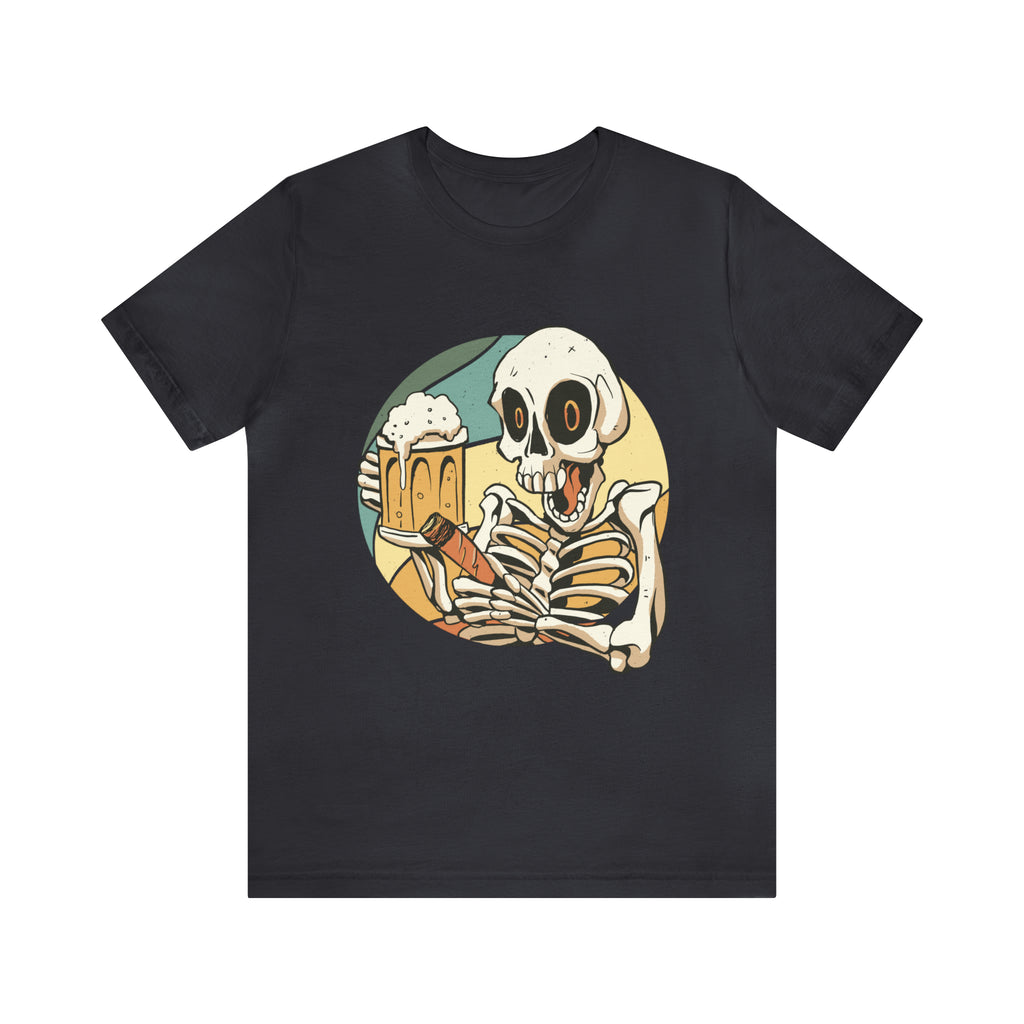 Skeleton Beer Shirt | Drink Beer Unisex T-Shirt