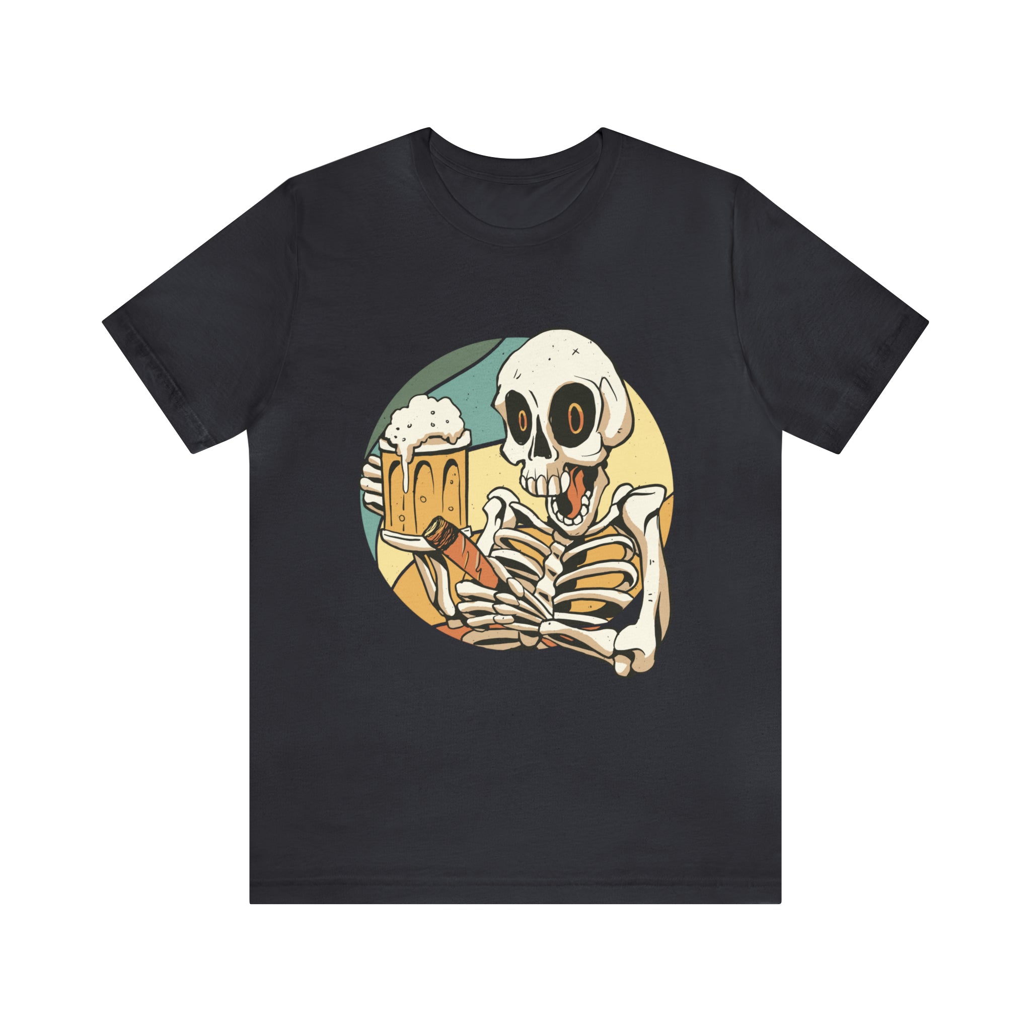 Skeleton Beer Shirt | Drink Beer Unisex T-Shirt