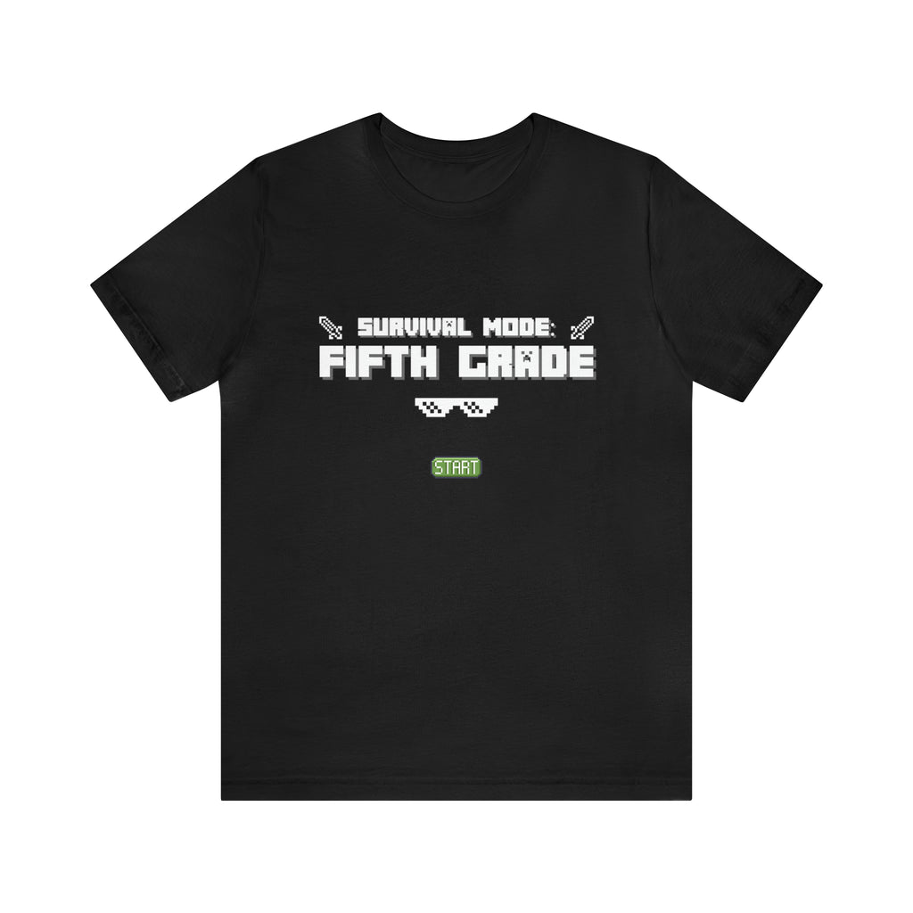 Fifth Grade Survival Mode | Minecraft School Unisex T-Shirt