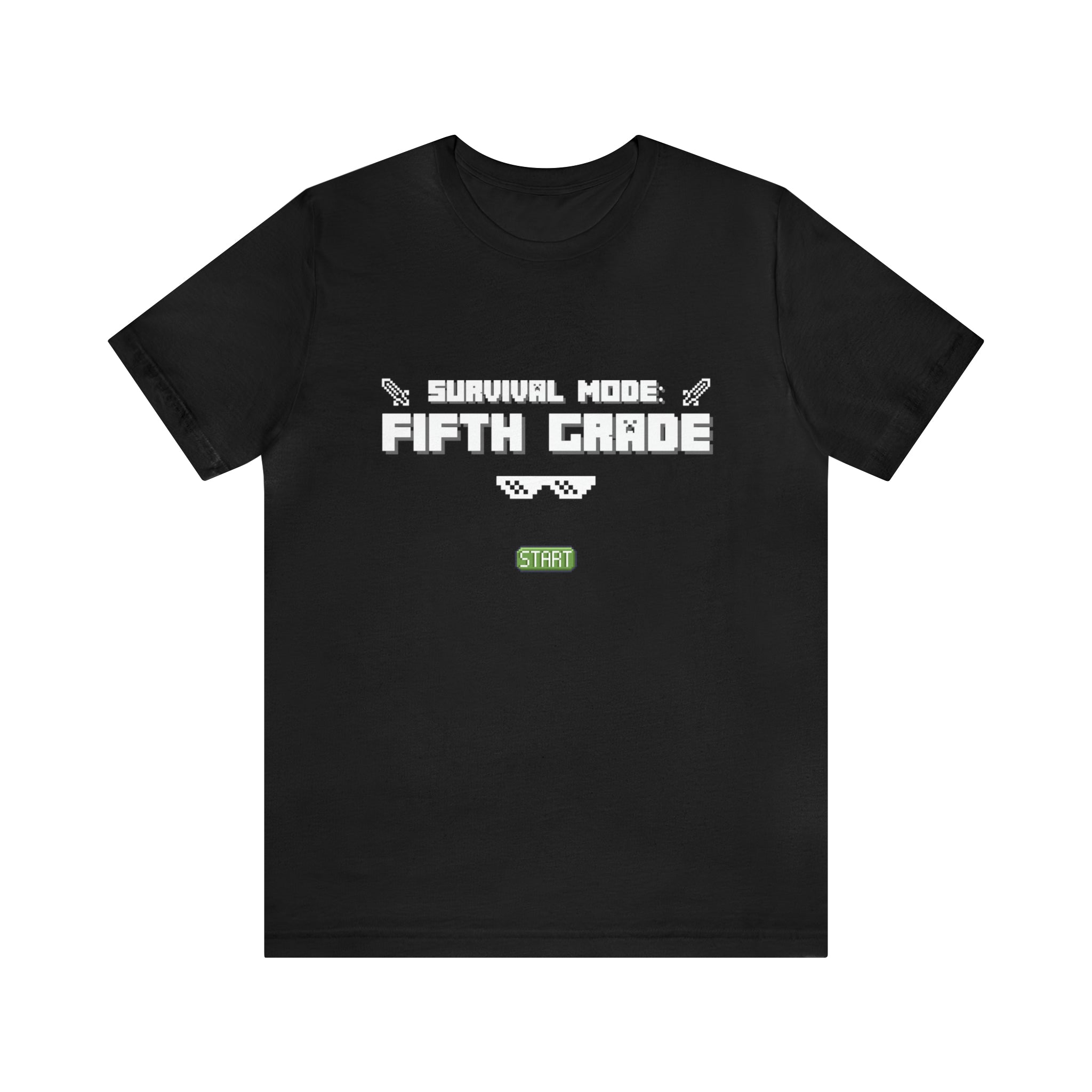 Fifth Grade Survival Mode | Minecraft School Unisex T-Shirt