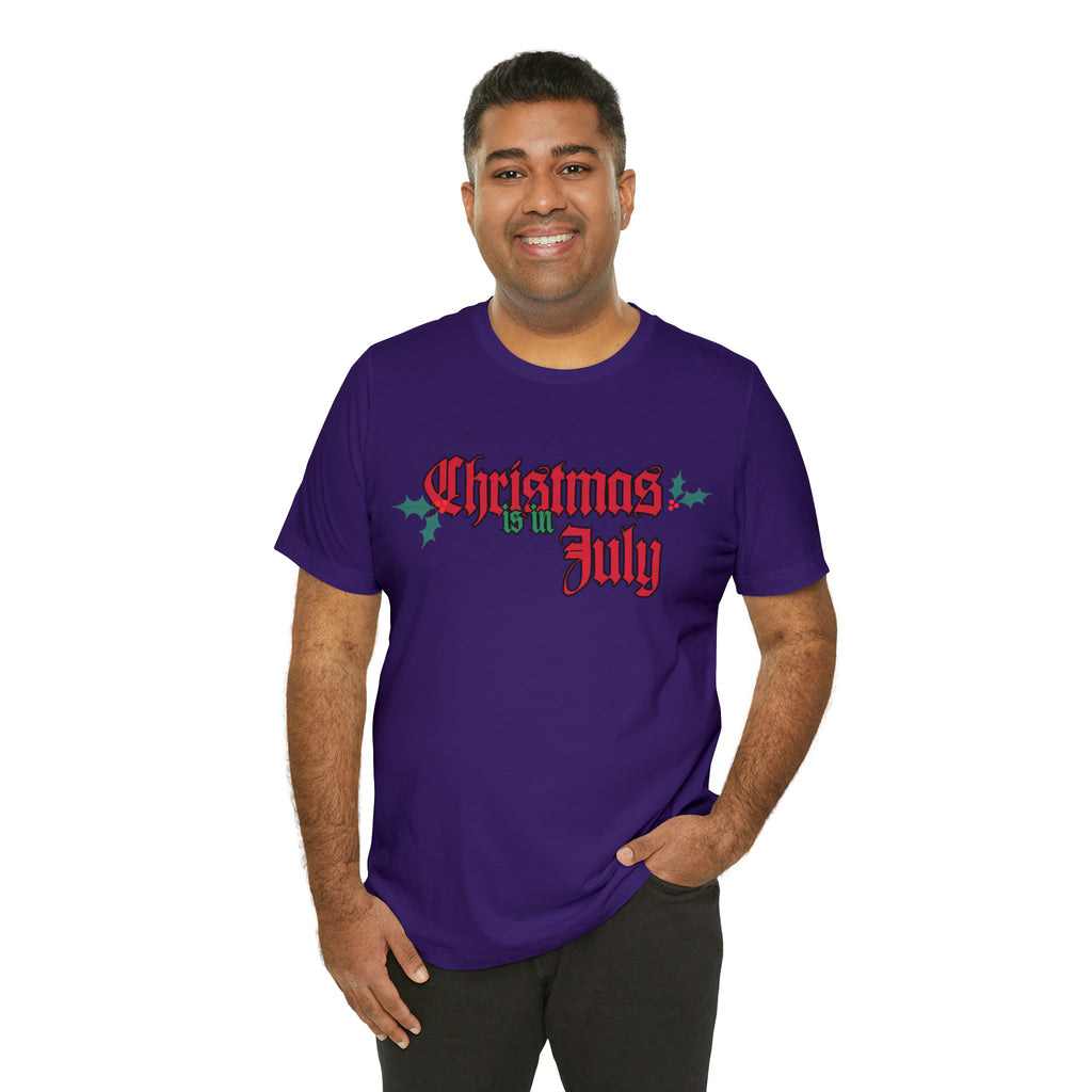 Christmas is in July Shirt | Christmas in July Statement T-Shirt