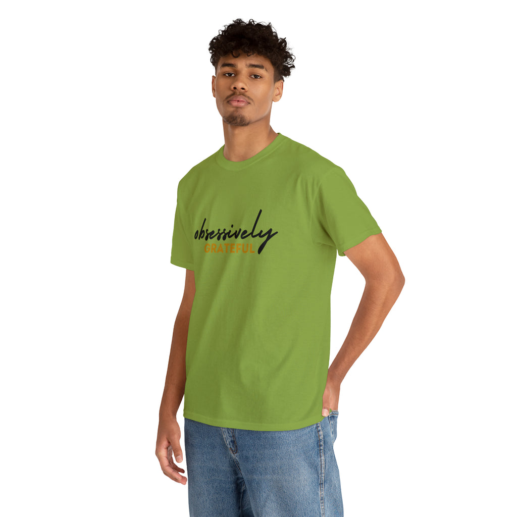 Obsessively Grateful Shirt | Minimalist Unisex T-Shirt