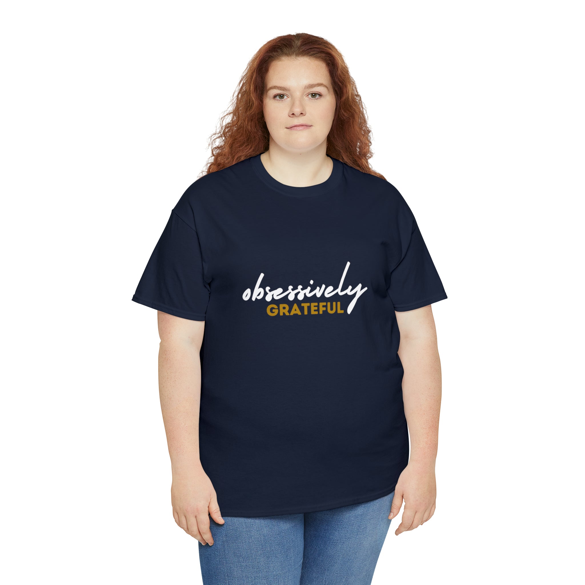Obsessively Grateful Shirt | Minimalist Unisex T-Shirt