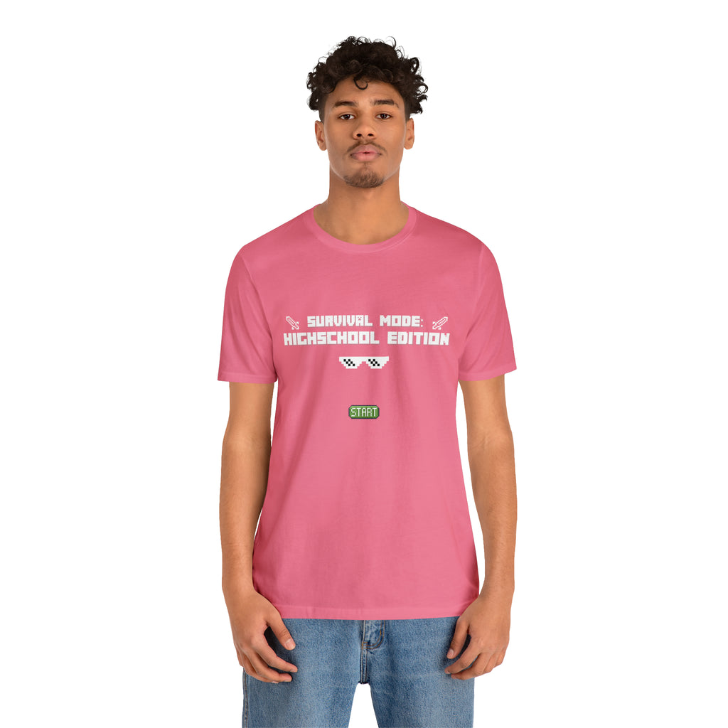 Highschool Survival Mode Shirt | Minecraft School Unisex T-Shirt