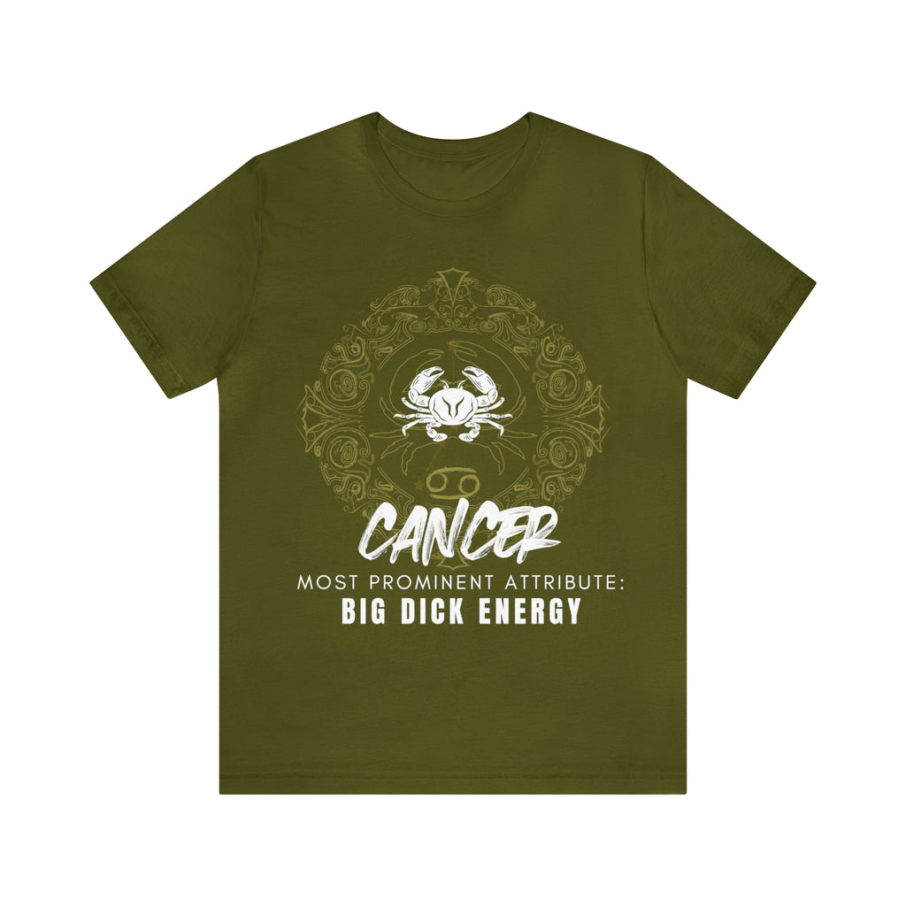 Cancer Zodiac Big Dick Energy Shirt | Zodiac Sign Statement T-Shirt