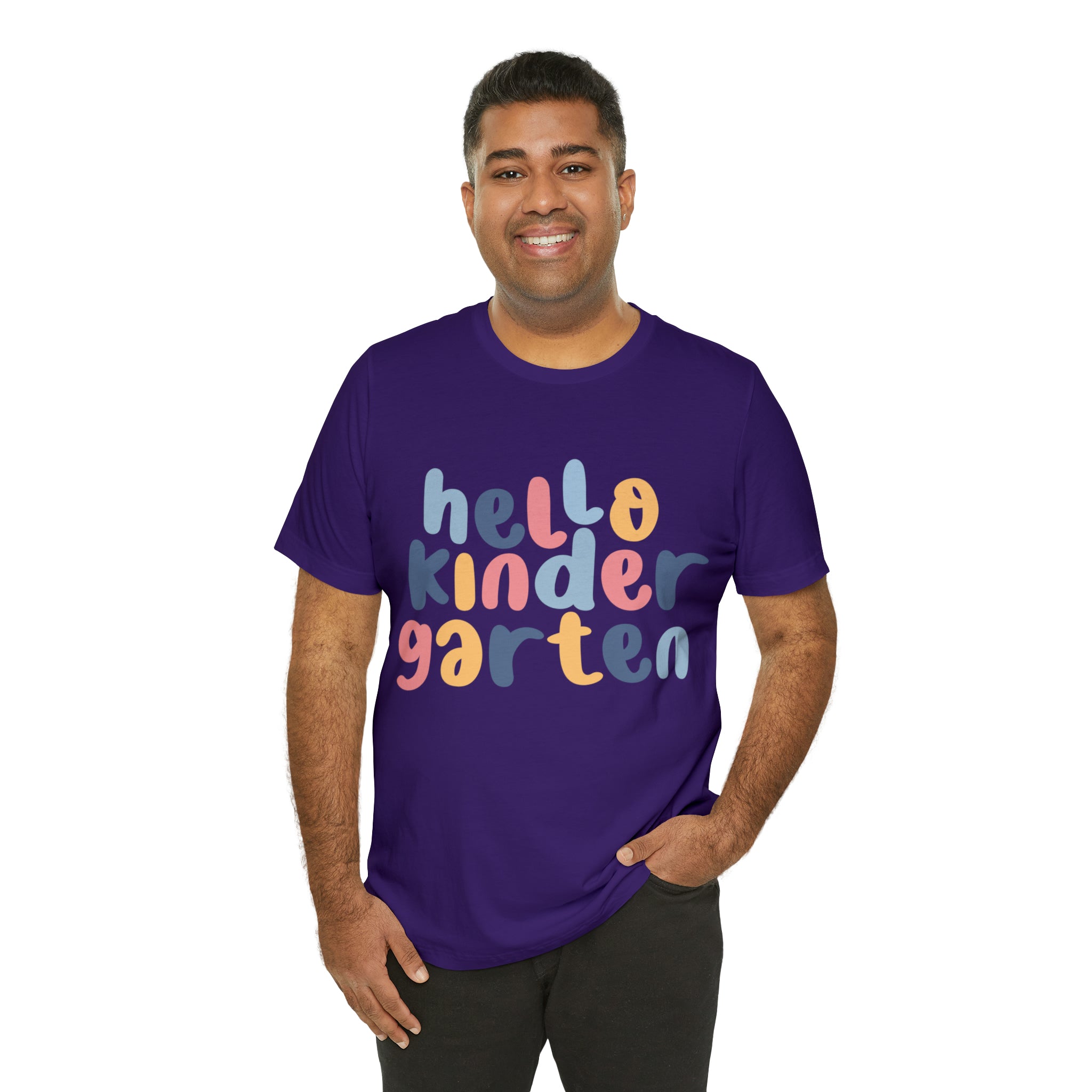 Hello Kindergarten School Shirt | First day of School Unisex T-Shirt