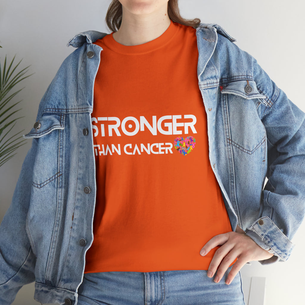 Stronger Than Cancer Shirt | Cancer Warrior Support Unisex T-Shirt
