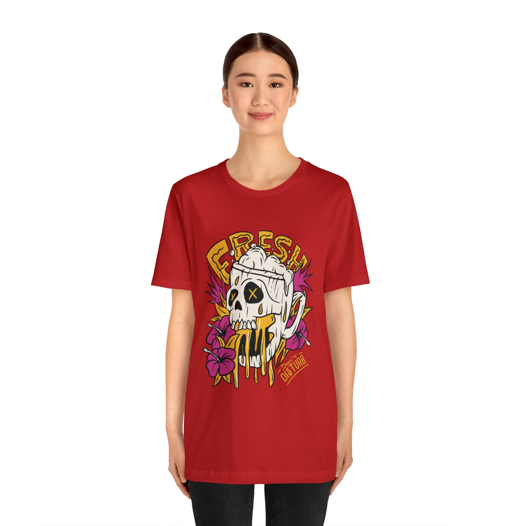 Fresh Beer Skull Shirt | Drink Beer Unisex T-Shirt