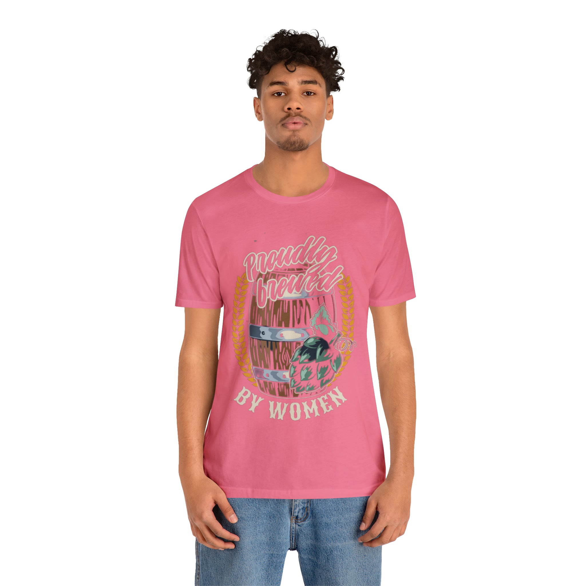 Brewed by Women Beer Shirt | Drink Beer Unisex T-Shirt