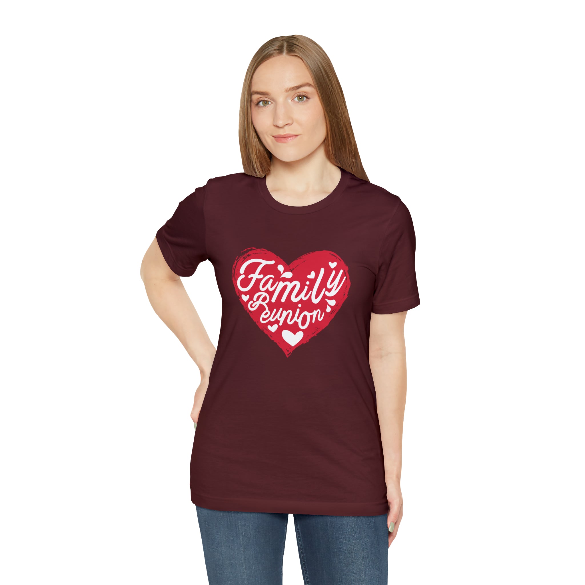 Family Reunion Heart Shirt | Family Love Unisex T-Shirt