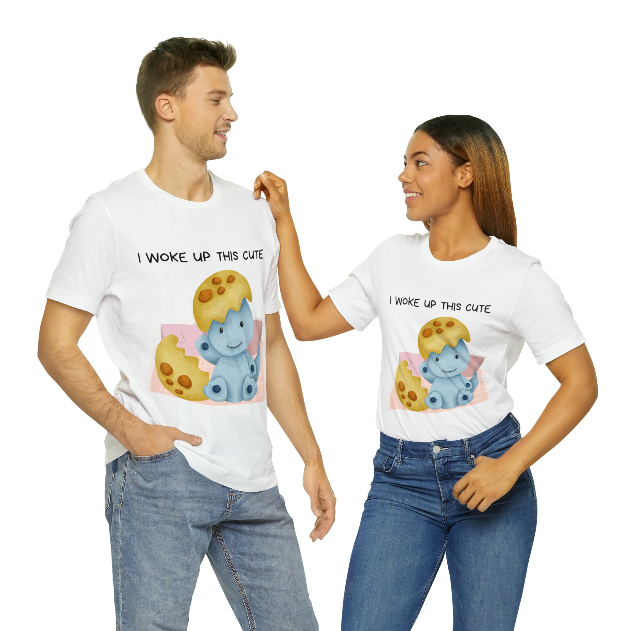 I Woke Up This Cute Shirt | Baby Dino Collection Unisex T-Shirt