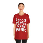 Prayer Over Panic Unisex Shirt | Religious Shirt for Prayers