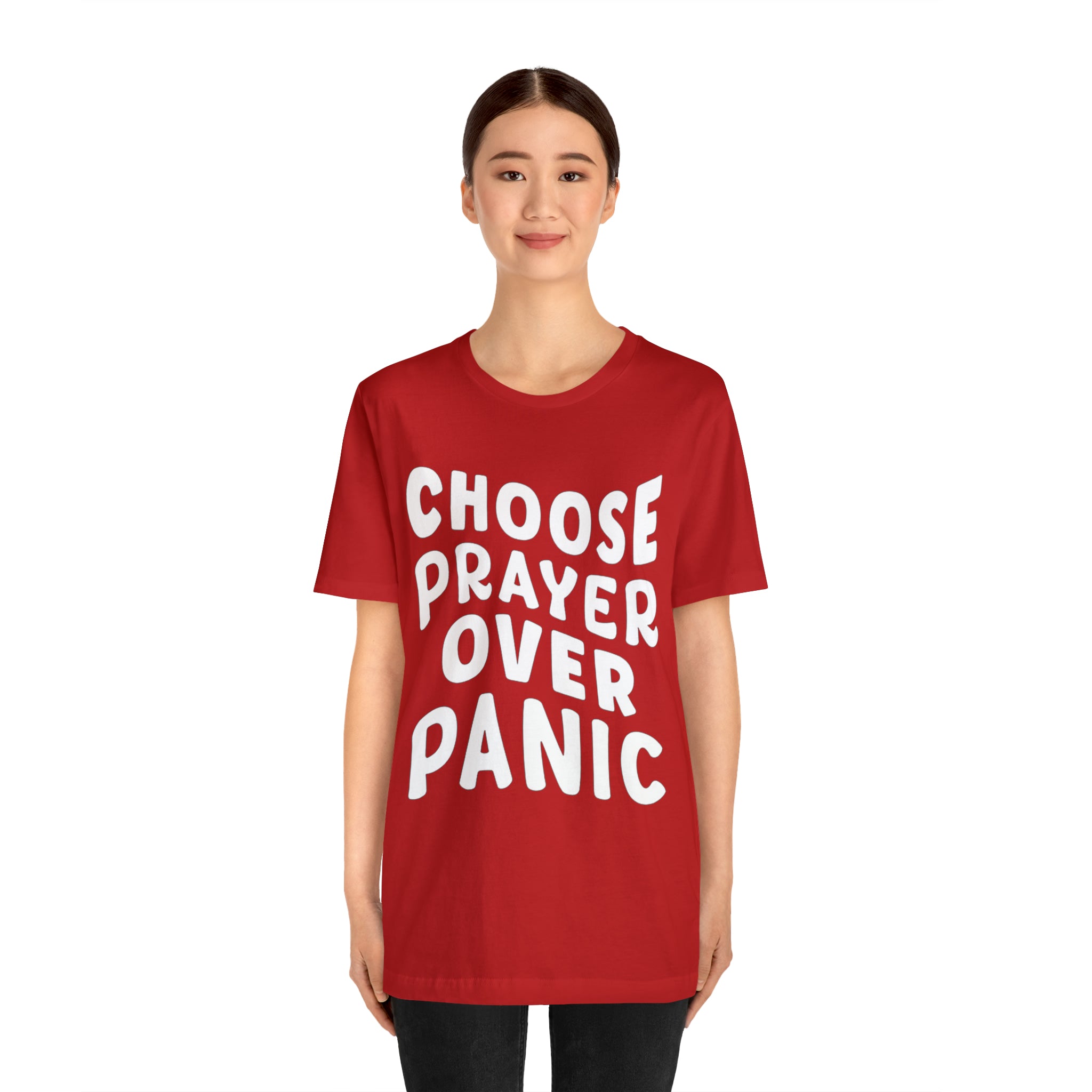 Prayer Over Panic Unisex Shirt | Religious Shirt for Prayers